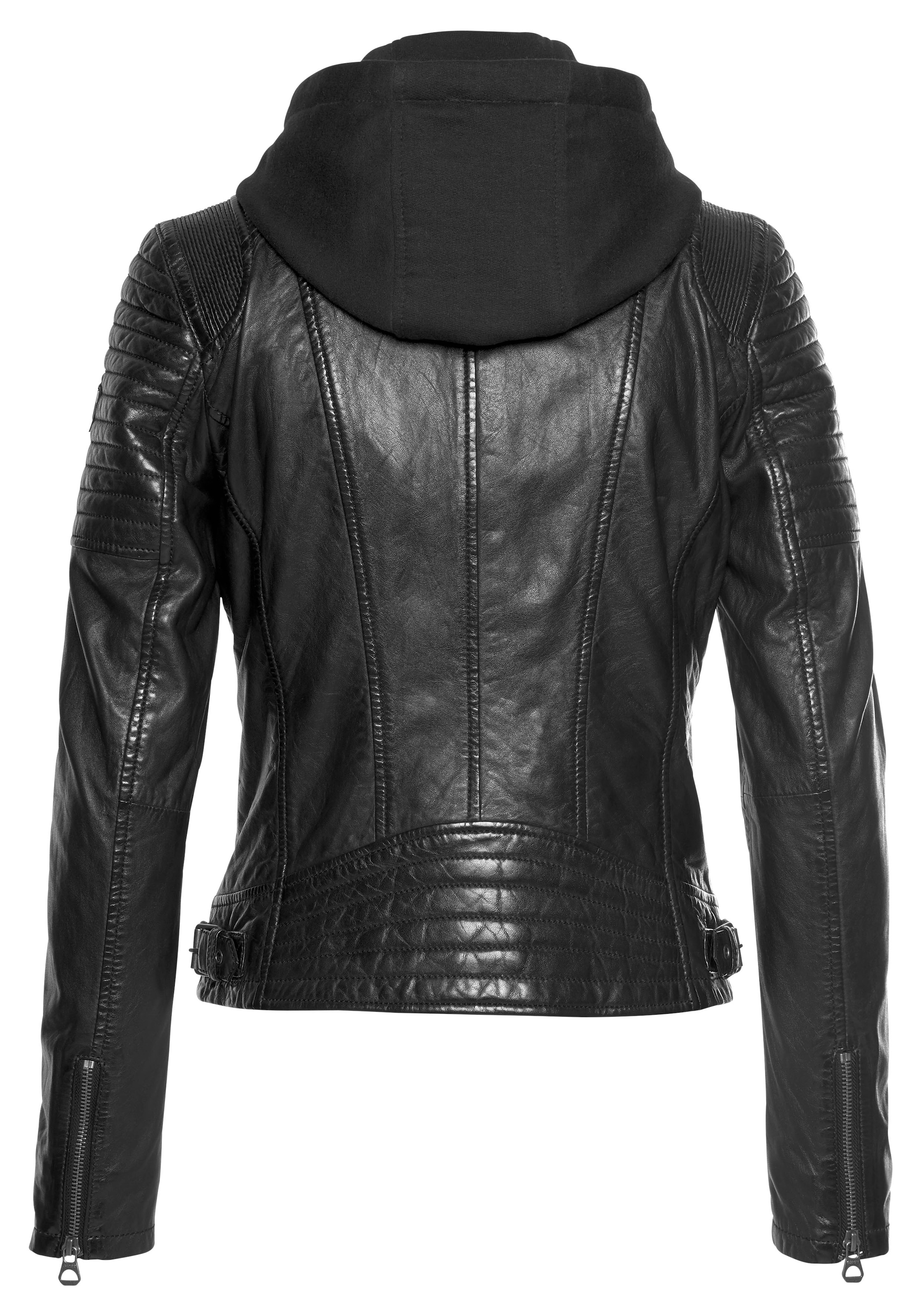 Gipsy Bikerjacke »SAMINA«, mit Kapuze, 2-in-1-Jacke - mit abnehmbarem Kapuzen-Sweat-Einsatz