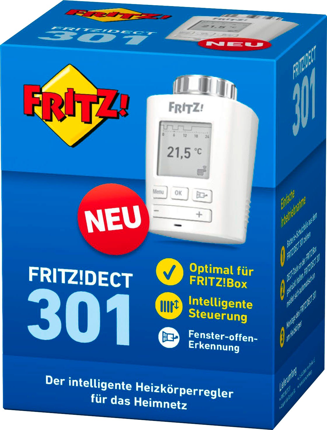 AVM Heizkörperthermostat »FRITZ!DECT 301«