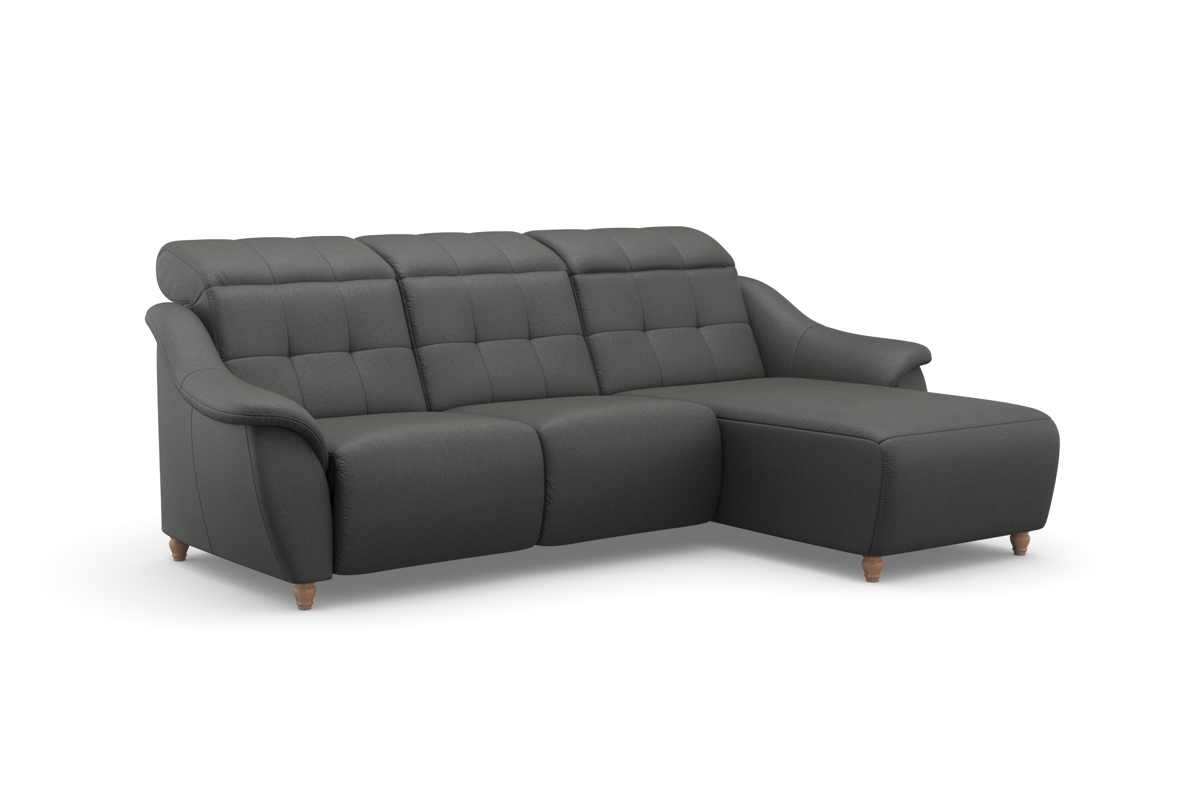 Home affaire Ecksofa »Boston L-Form«, (2 St.), Kopfteilverstellung an jeder Sitzfläche, wahlweise Relaxfunktion