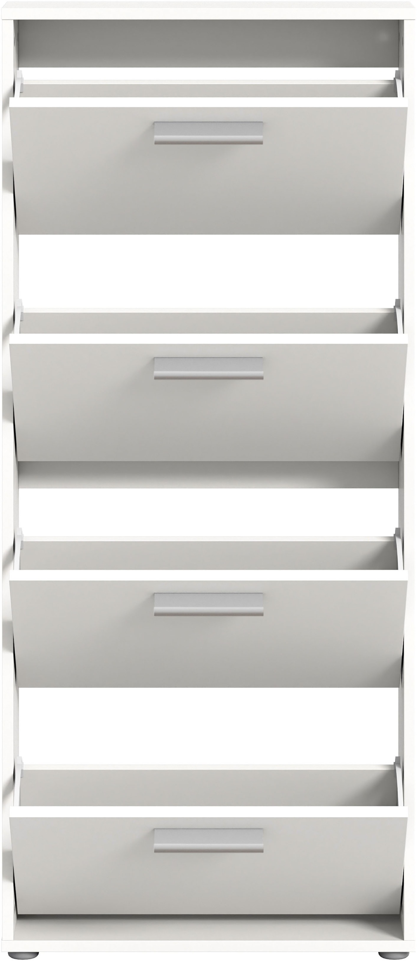 HBZ Schuhkommode »Sam Schuhkipper, Schuhschrank BxHxT 59x136x17 cm«, (1 St.), mit 4 Klappen