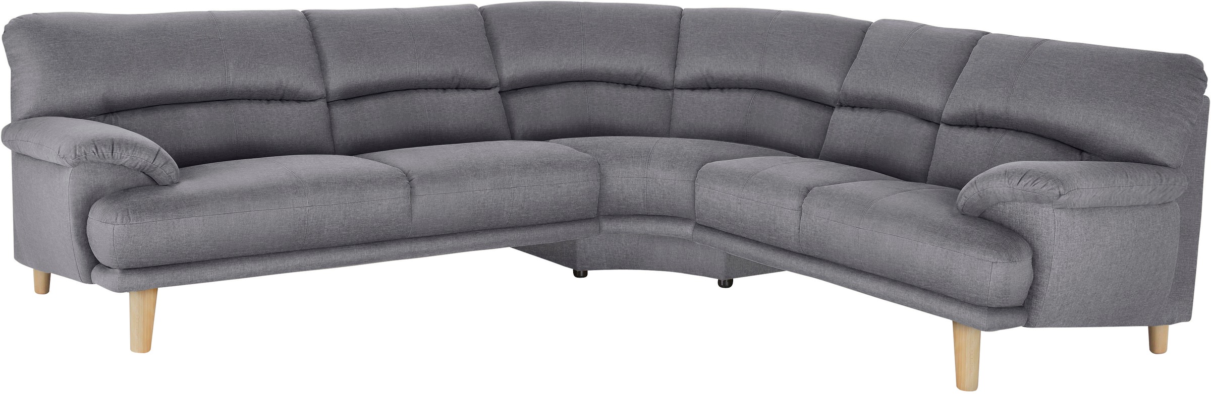 TRENDMANUFAKTUR Polsterecke »Cecilia, italienisches Designsprache, modern und komfortabel, L-Form,«, toller Sitzkomfort und bequeme Armlehnen