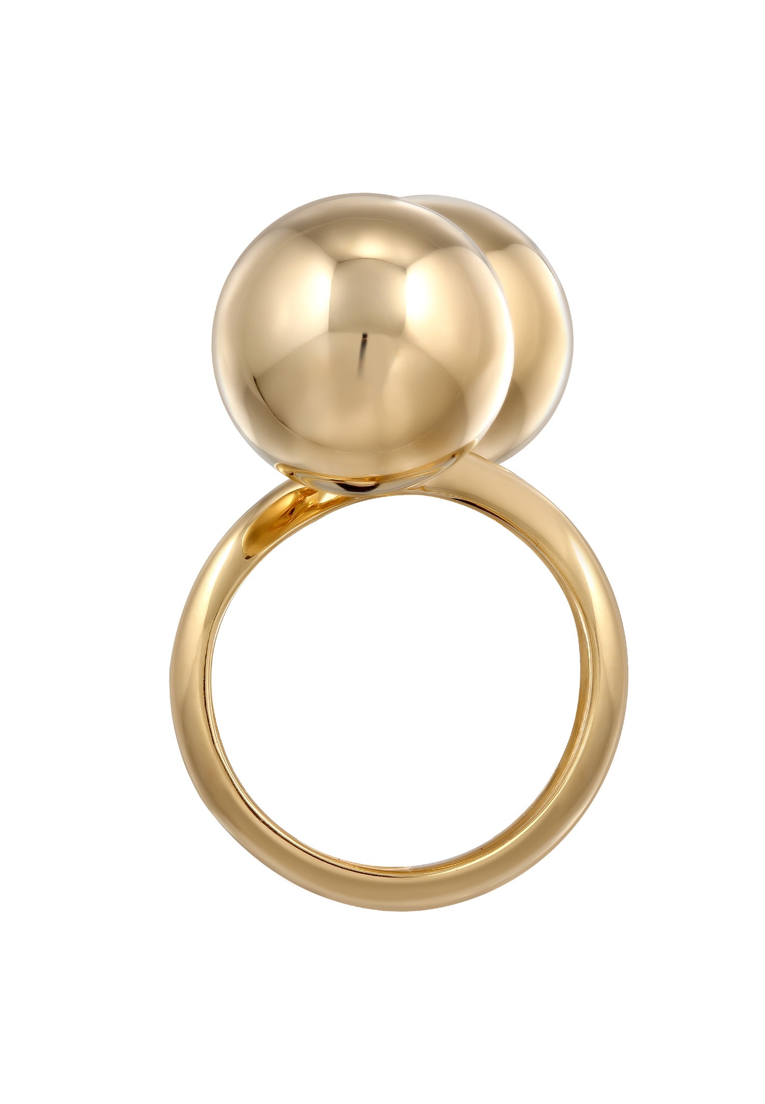 Elli Premium Silberring »Ring Kugel Chunky Design Offen 925 Sterling Silber«