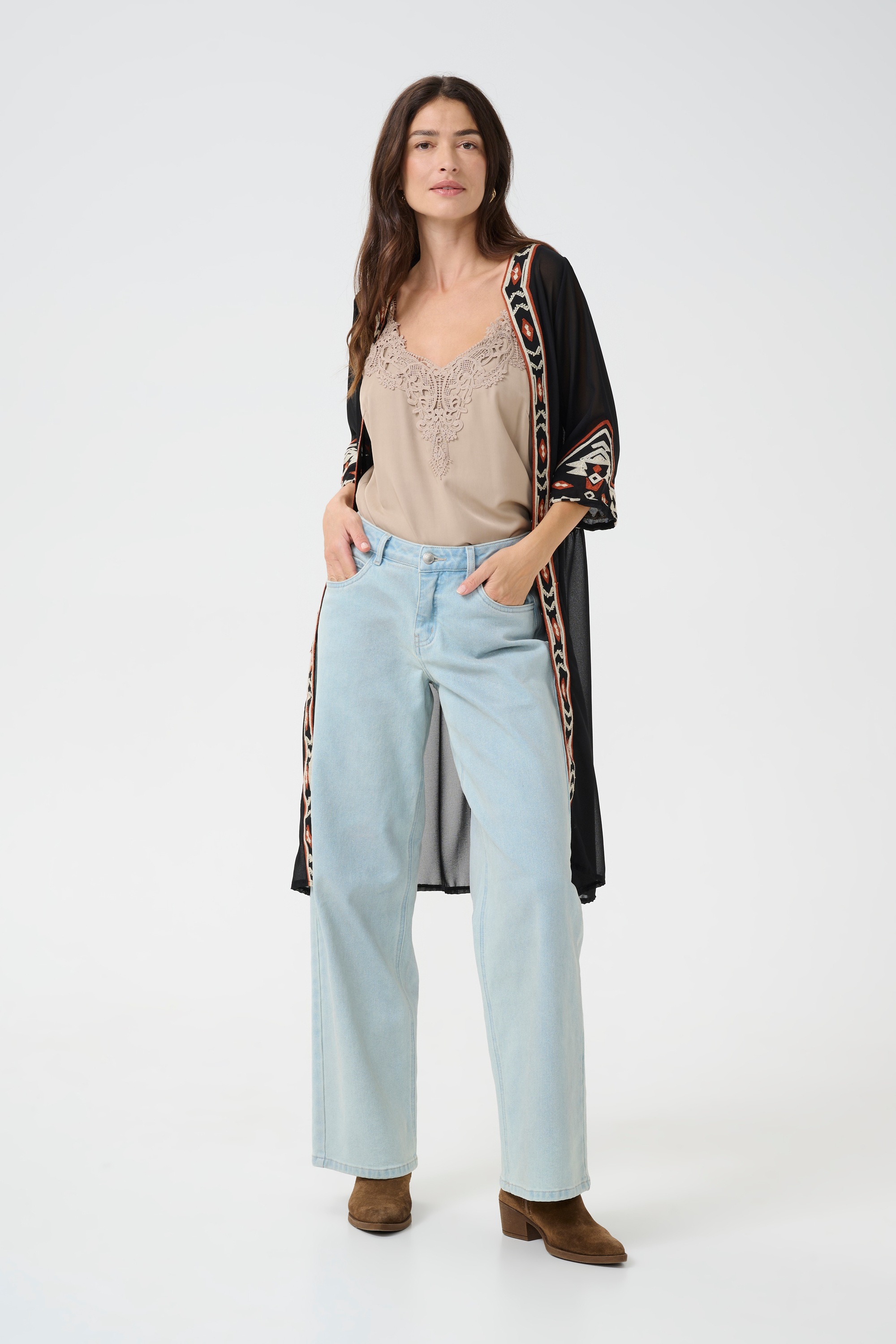Cream Blusenkimono »Kimono CRBeti«