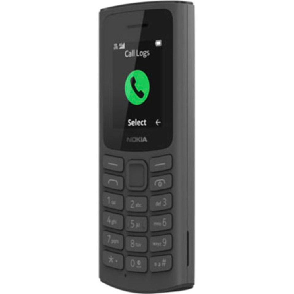 Nokia Handy »105 4G«, schwarz, 4,57 cm/1,8 Zoll, 128 GB Speicherplatz