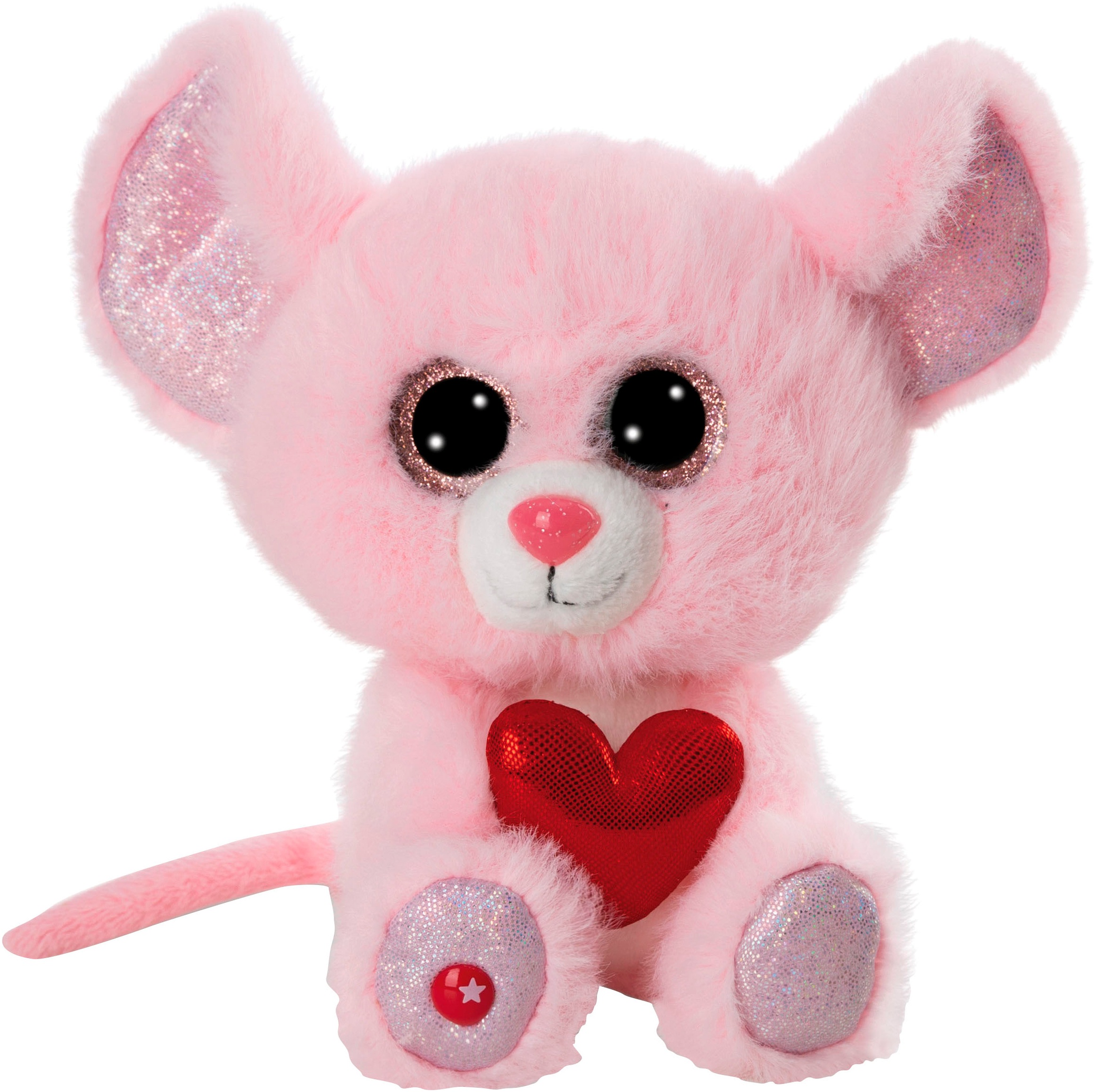 Nici Kuscheltier »Glubschis, Maus Pinky Luv, 15 cm schlenkernd«