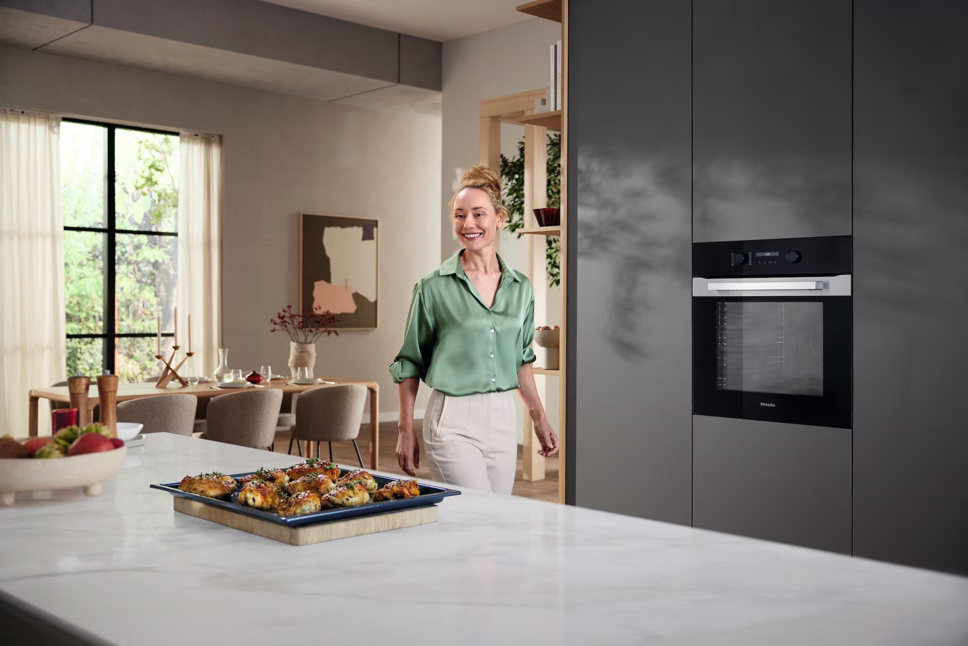 Miele Einbaubackofen  »H 2861-1 B 125 Edition«, mit Vollauszug, PerfectClean
