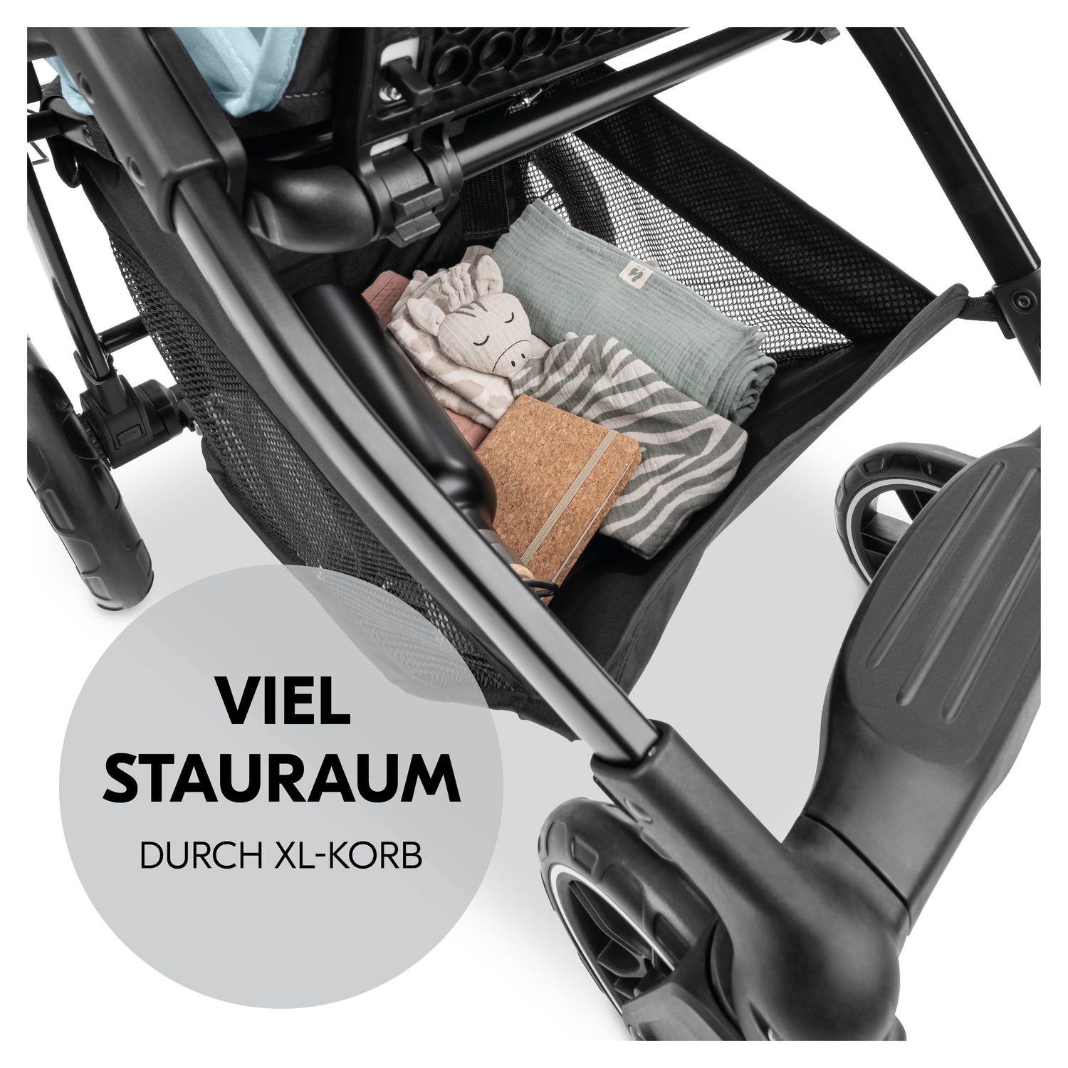 Hauck Kinder-Buggy »Shop N Care, Dusty Blue«, 22 kg, bis 22 kg belastbar; kompatibel mit Babyschale