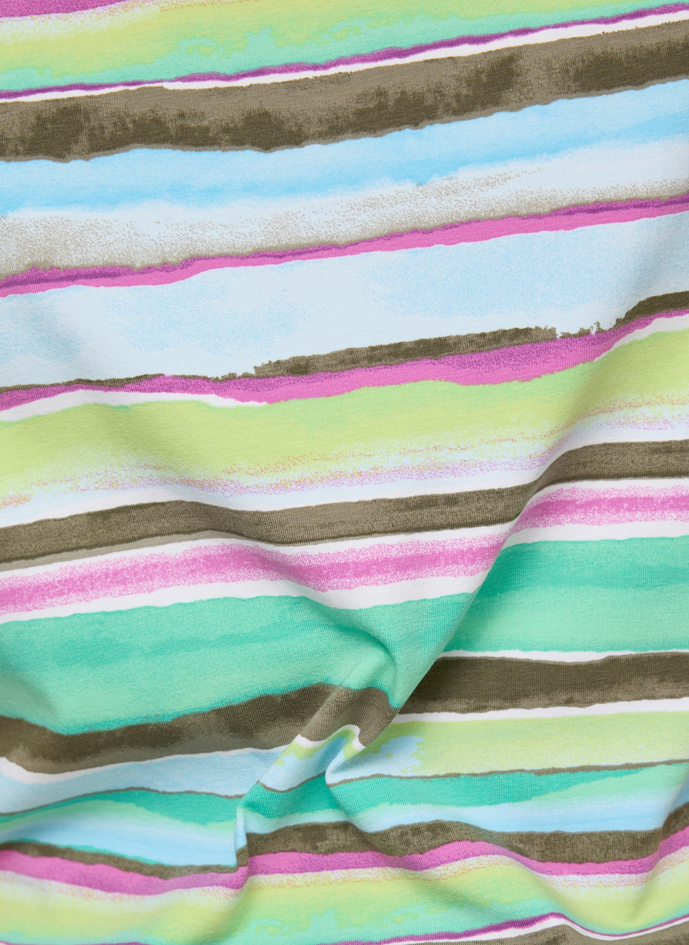 Rabe Rundhalsshirt, mit grafischem Streifen-Muster