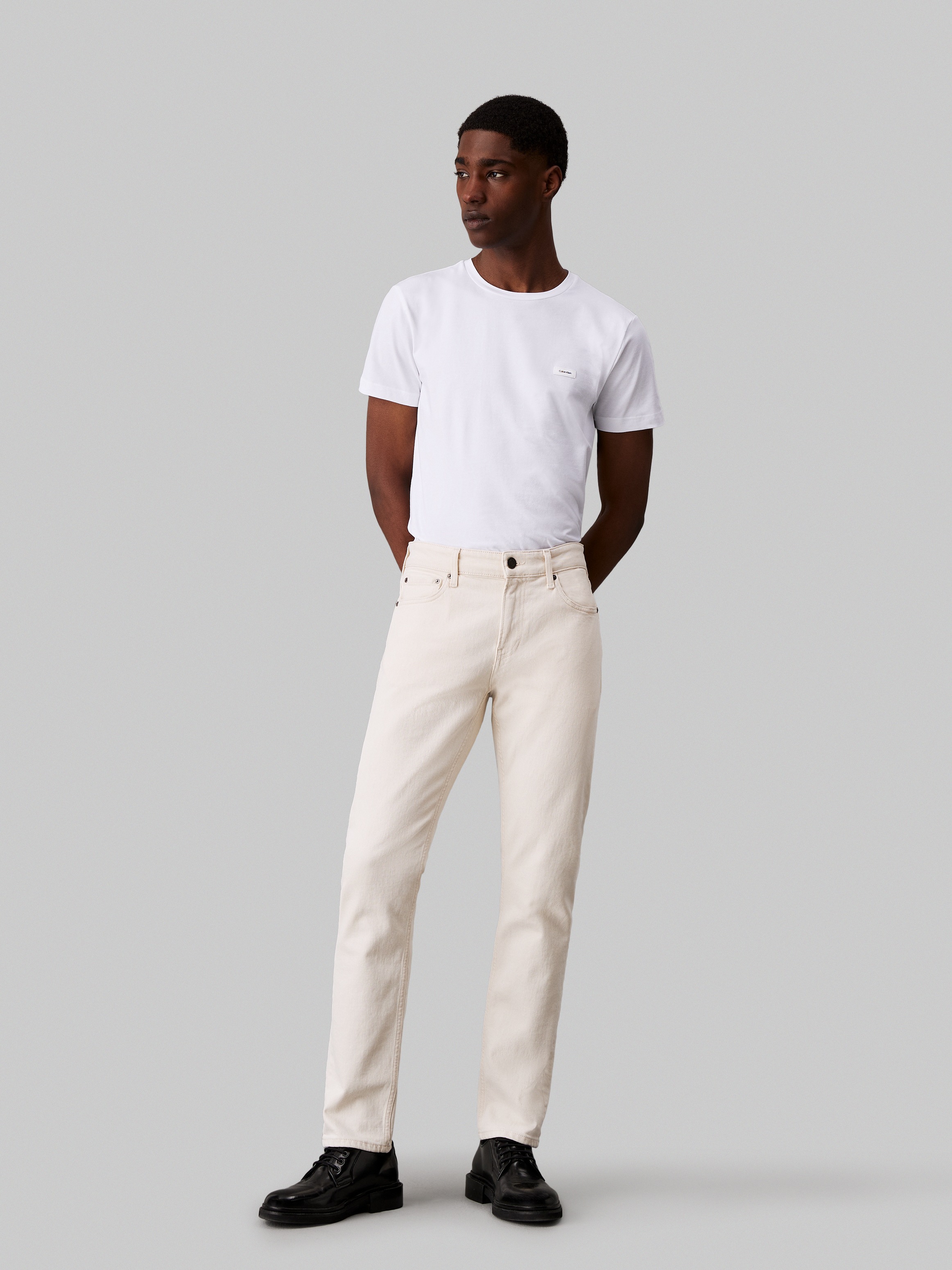 Calvin Klein T-Shirt »STRETCH SLIM FIT T-SHIRT«, mit Rundhalsausschnitt