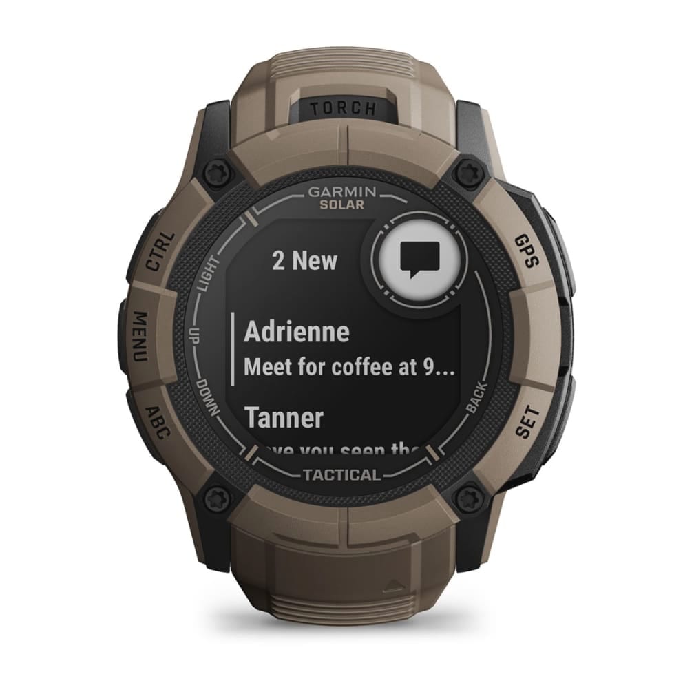 Garmin Smartwatch »Instinct 2X Solar Tactical Edition« (2,8 cm / 1,1;Gyroskop ″) Proprietär