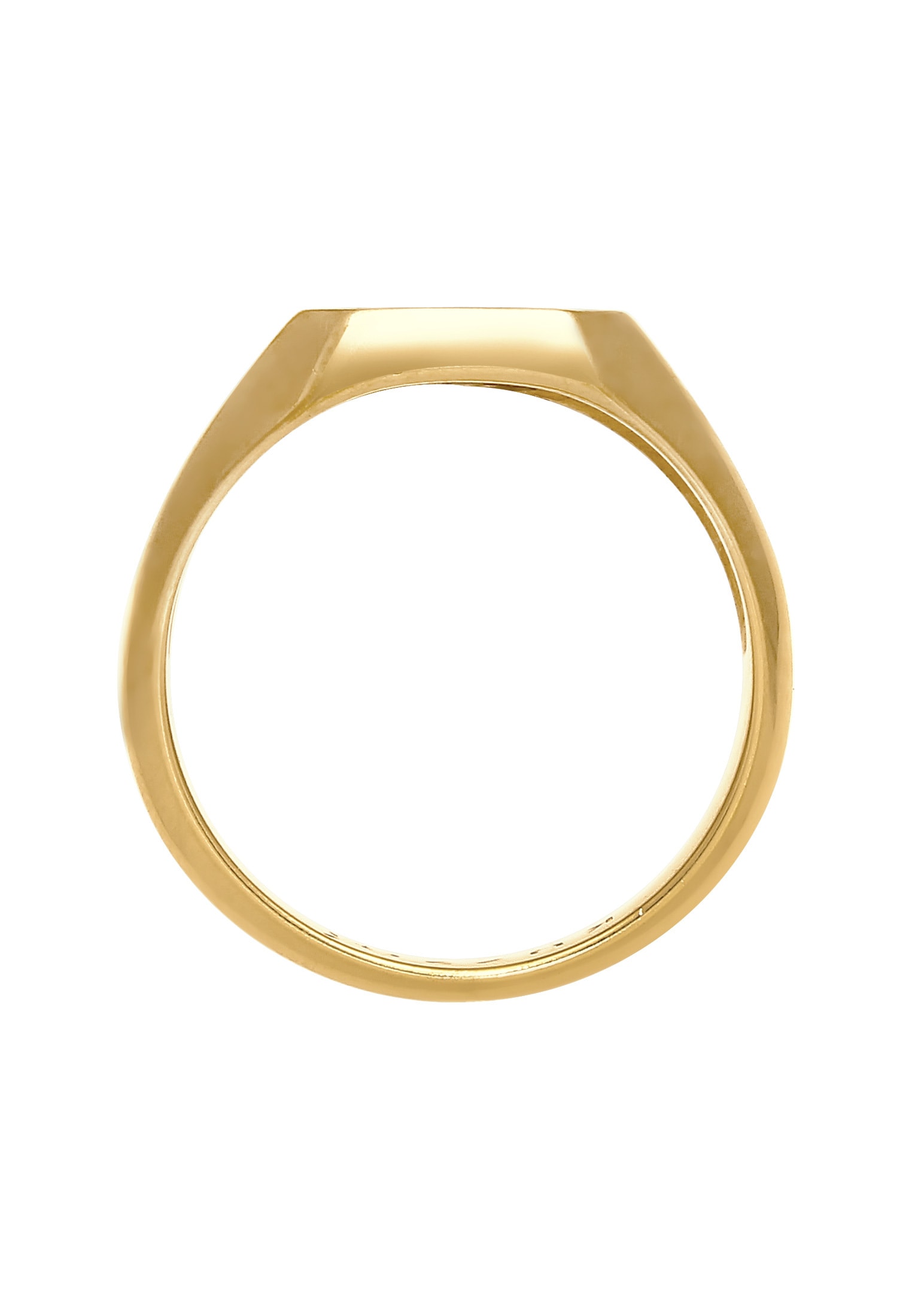 Kuzzoi Siegelring »Ring Herren Siegelring Emaille Blau Basic 925 Silber«