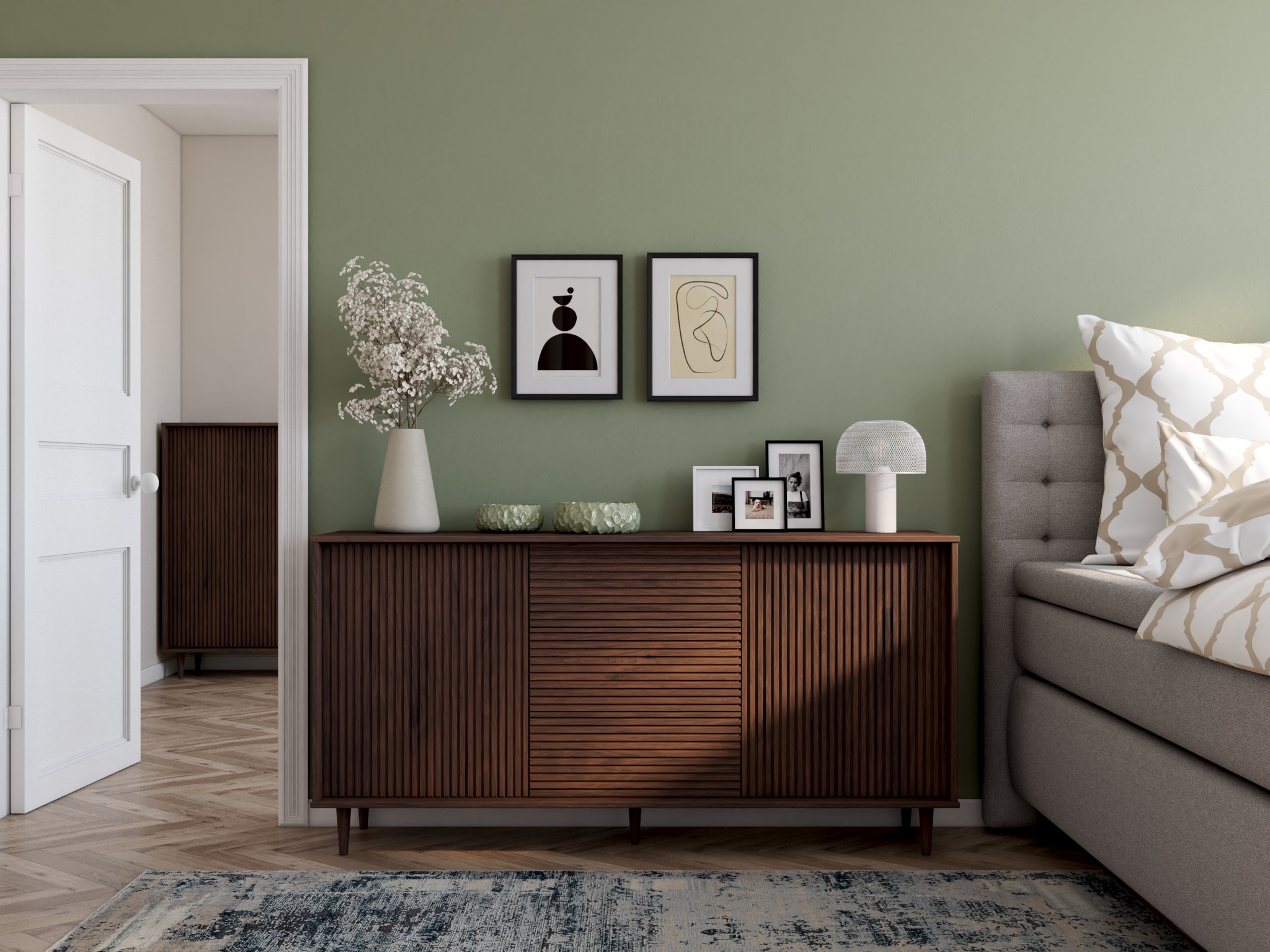 Home affaire Wendebettwäsche »Alba in Gr. 135x200 oder 155x220 cm« 2 tlg. Bettwäsche mit Wendeoptik, in verschiedenen Qualitäten, Baumwolle