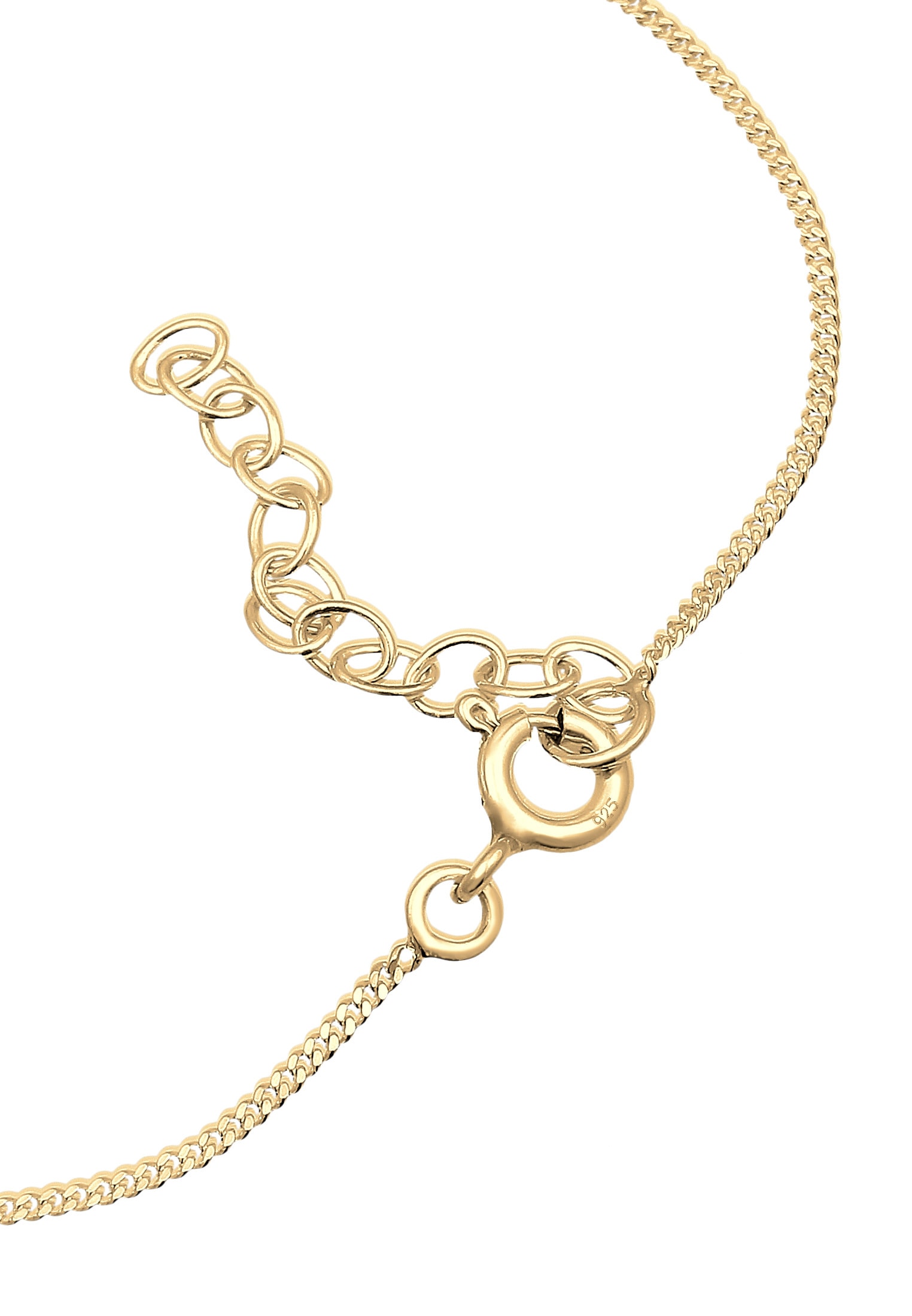 Elli Armkette »Armband Armband Rosen-Anhänger 925 Sterling Silber«