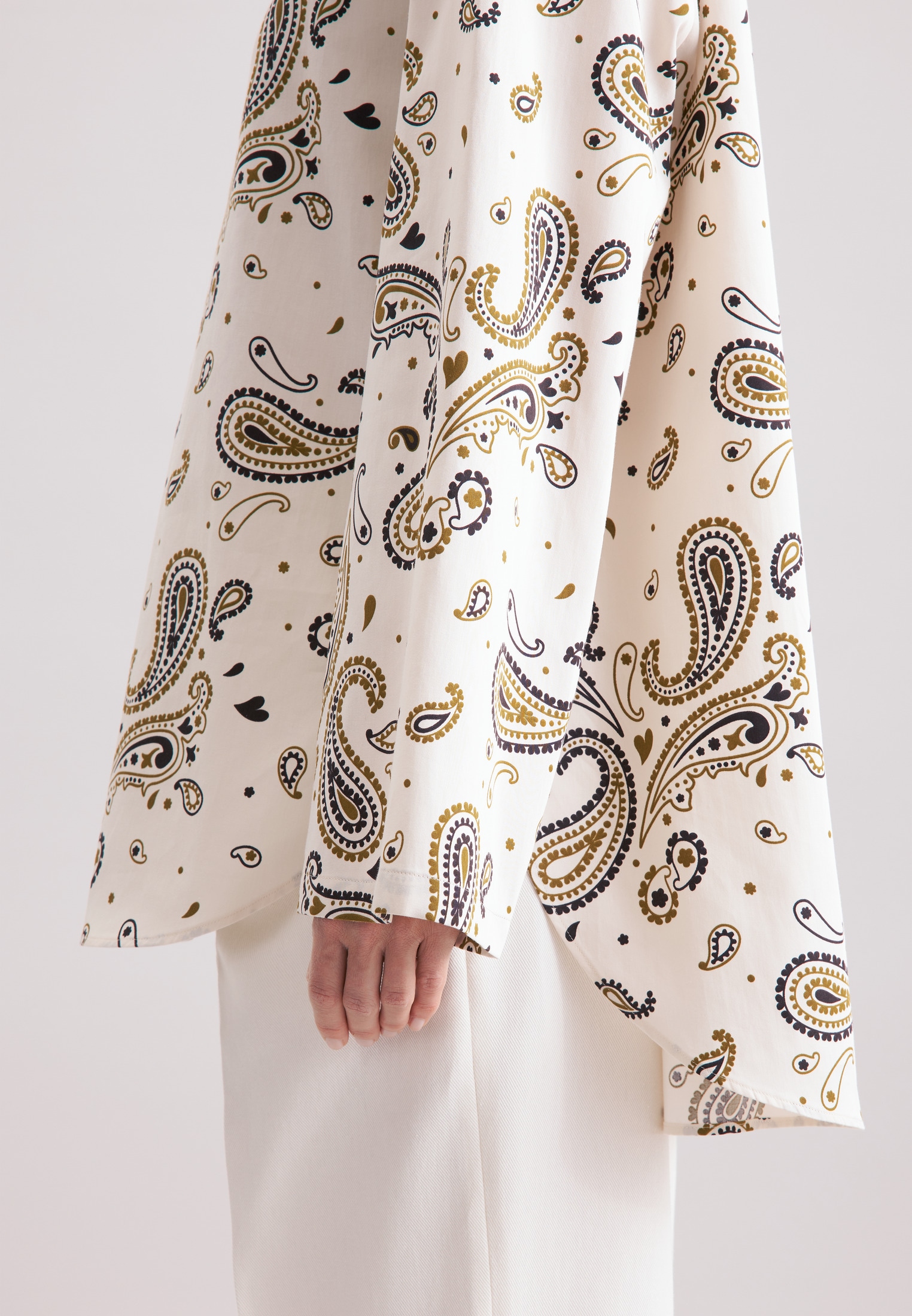 seidensticker Klassische Bluse »Schwarze Rose«, Tunika Paisley