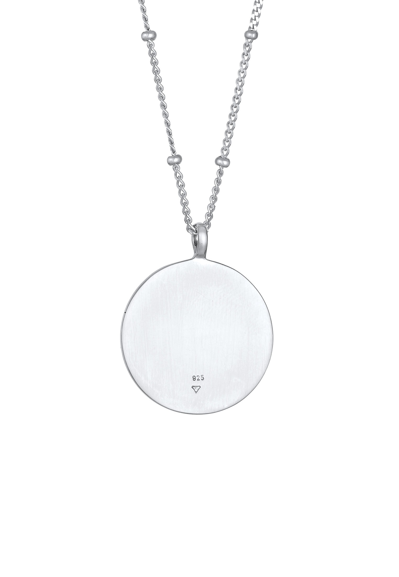 Elli Lange Kette »Halskette Münze Ornament Vintage 925 Silber«