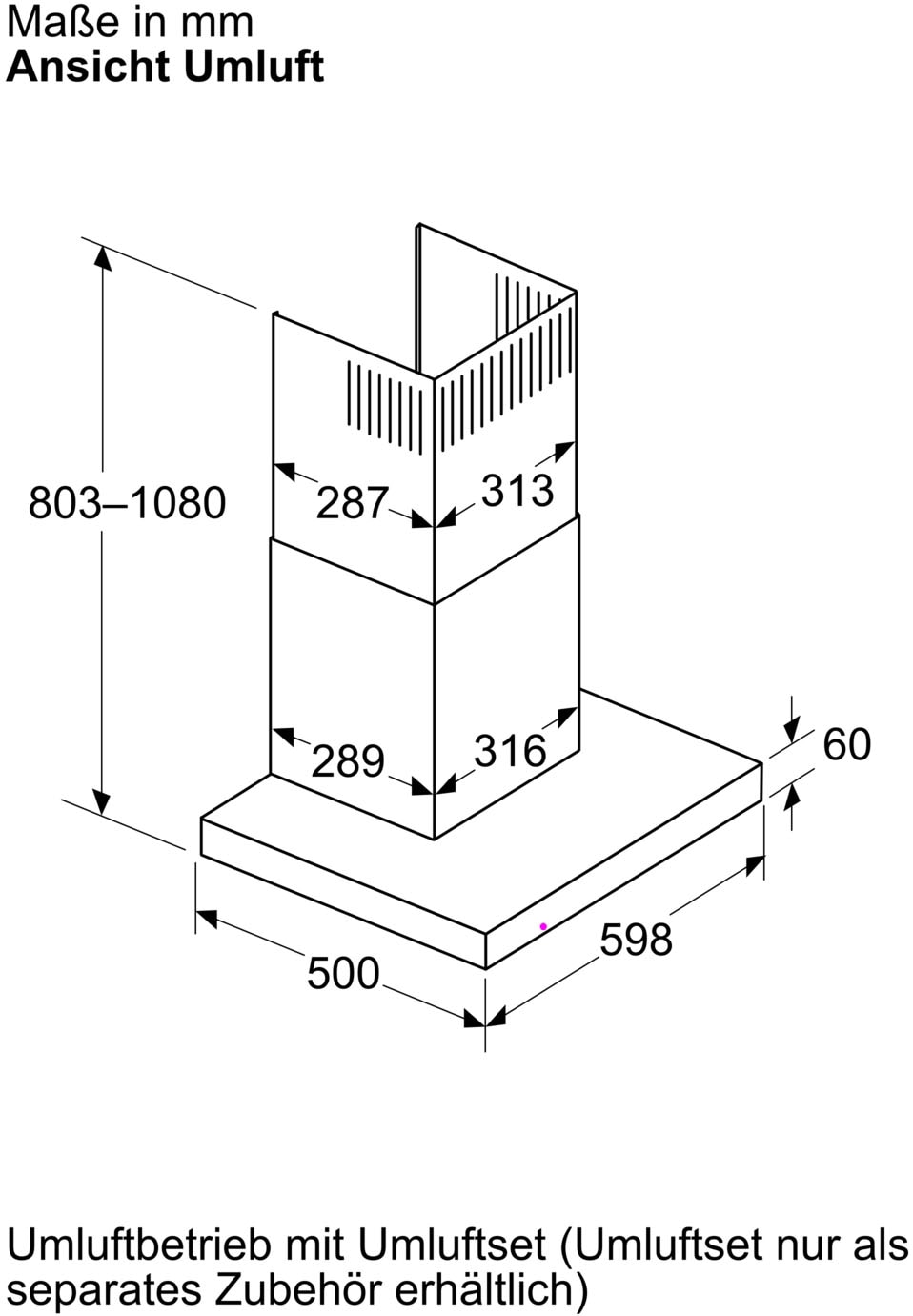 BOSCH Wandhaube »DWB67DN60« Serie Serie 6