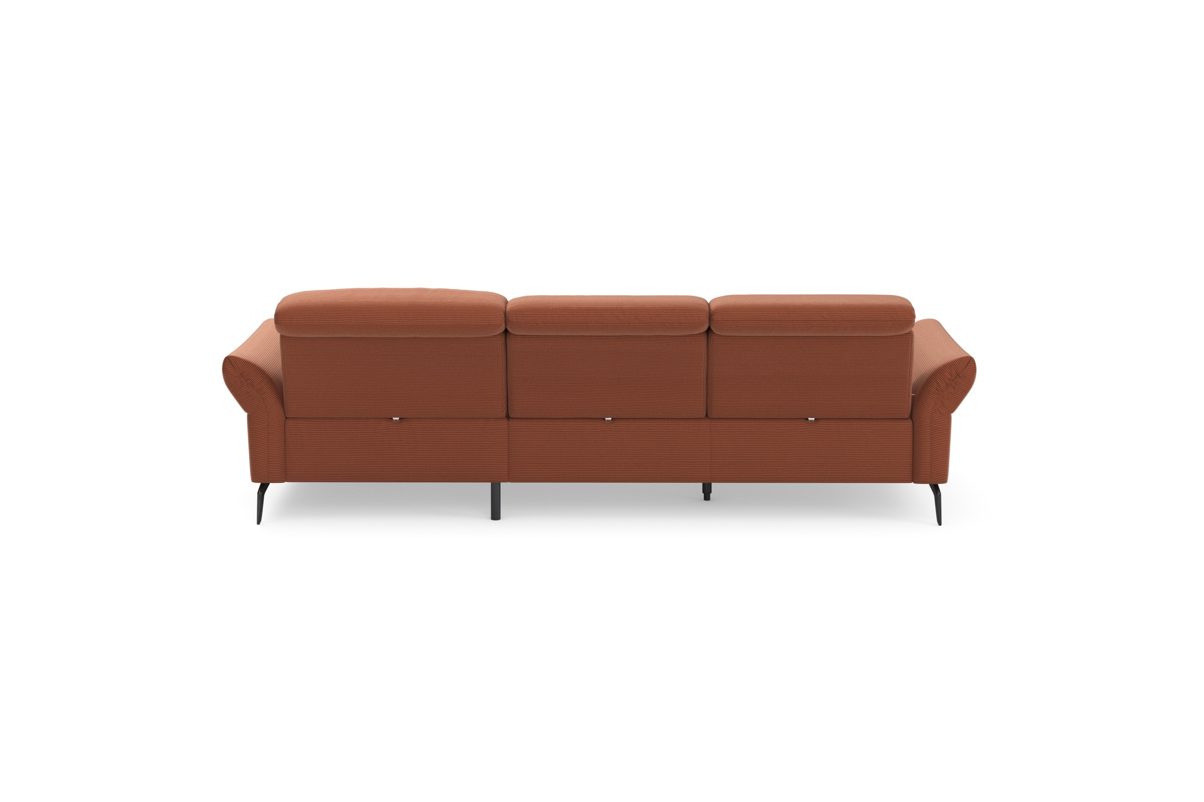 INOSIGN Ecksofa »Coco L-Form«, Sitztiefen-, Arm- und Kopfteilverstellung, Cord-Bezug, Fußhöhe 15 cm