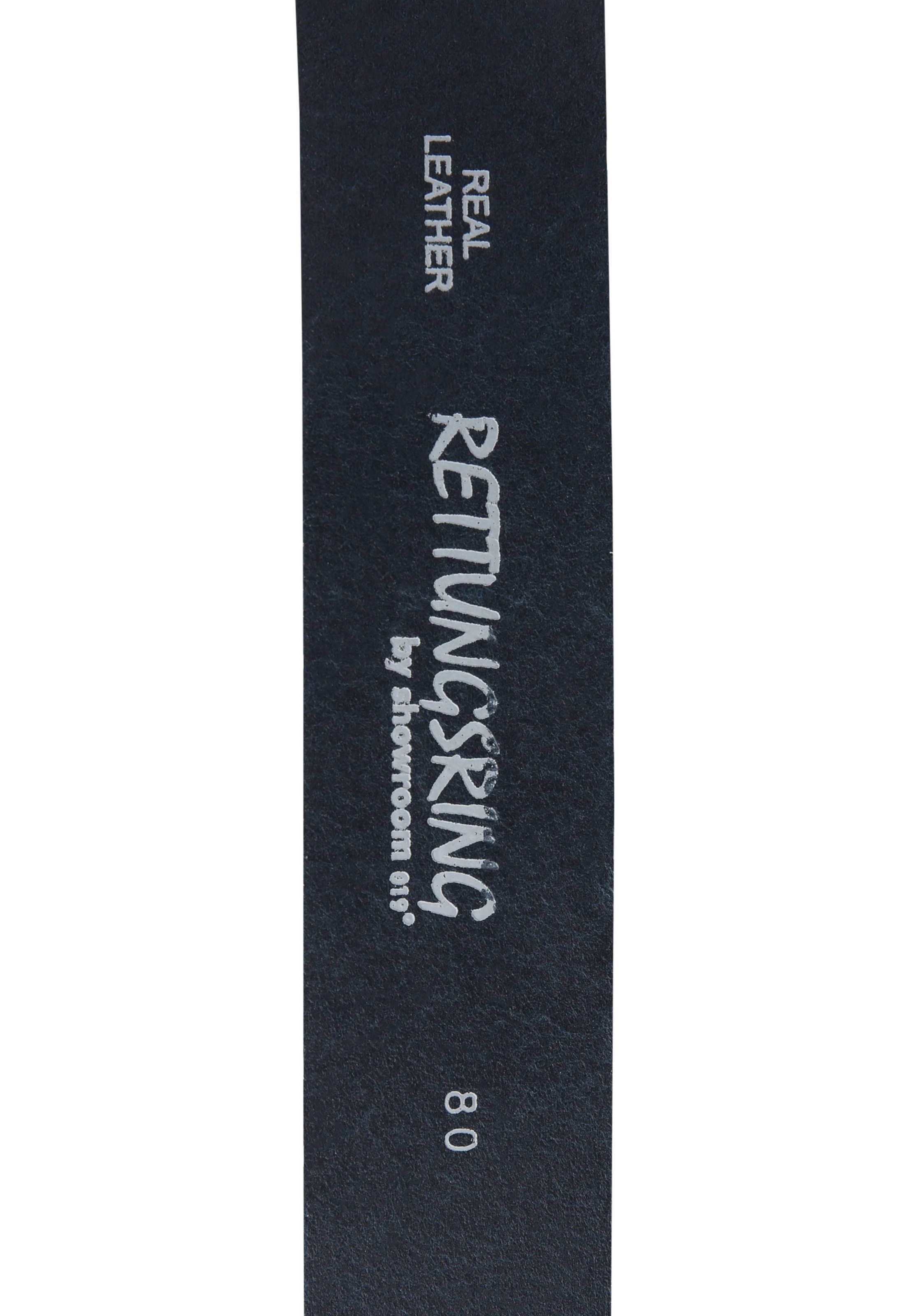 Rettungsring Gürtel Ledergürtel mit austauschbarer Schließe »Oval Matt Gehämmert«