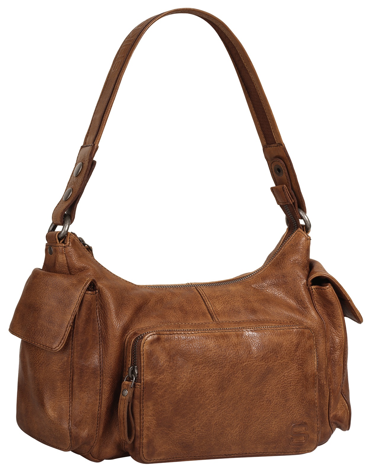 Spikes & Sparrow Henkeltasche, echt Leder