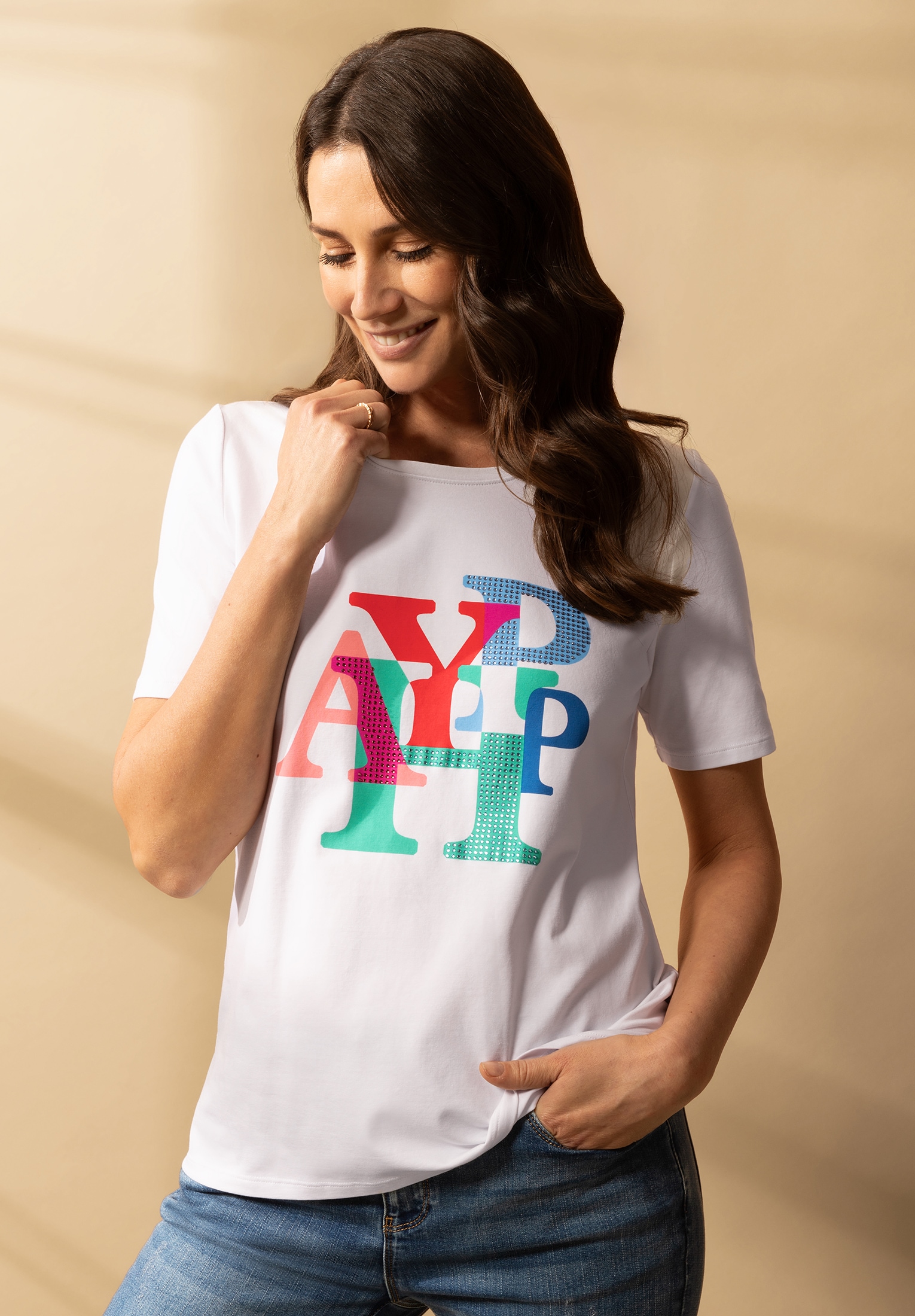 Betty Barclay T-Shirt »Basic Shirt mit Aufdruck«
