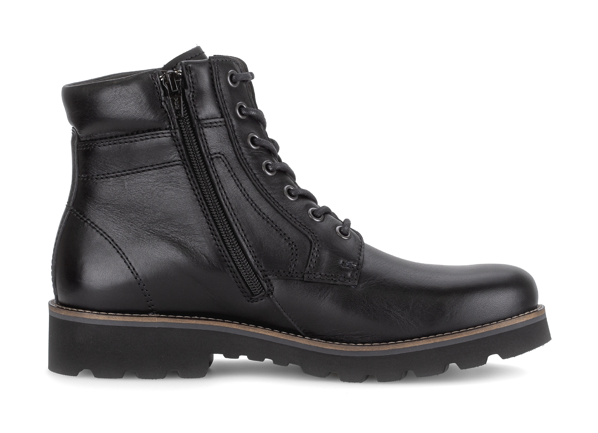 Pius Gabor Schnürboots  , Blockabsatz, Komfortschuh, gepolsterter Schaftrand, G-Weite (=weit)