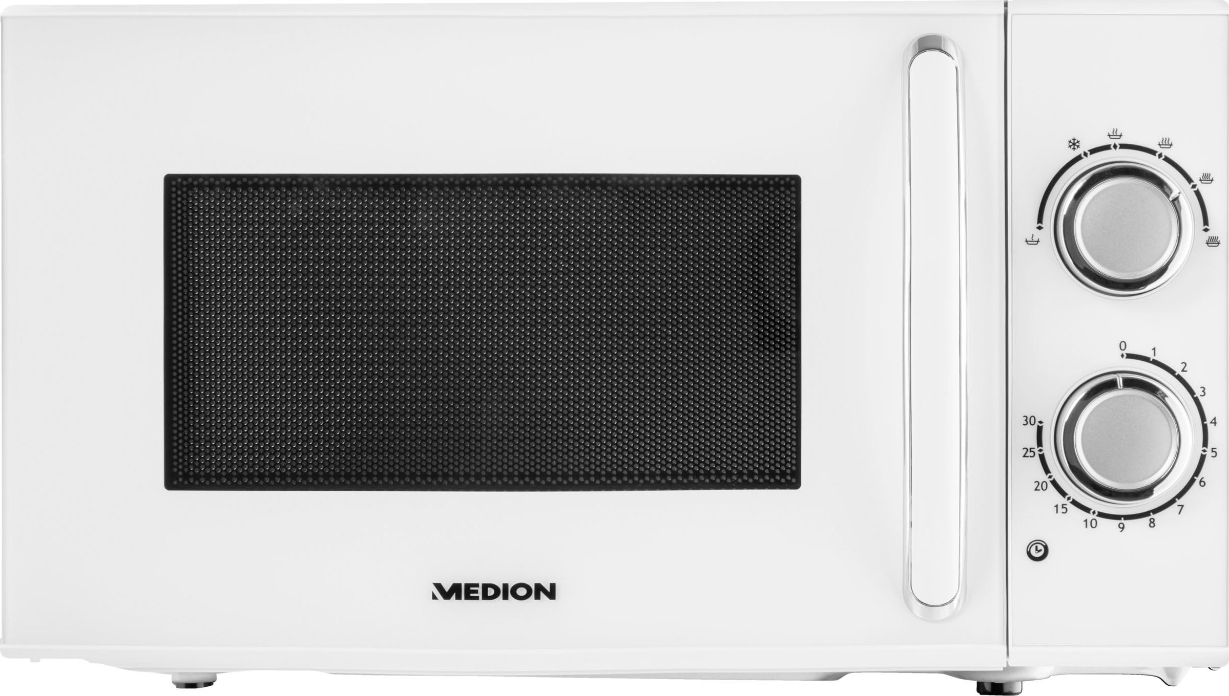 Medion® Mikrowelle »MD 15644«, Mikrowelle, 700 W, Leistung 700 W, 6 Leistungsstufen, Auftaufunktion