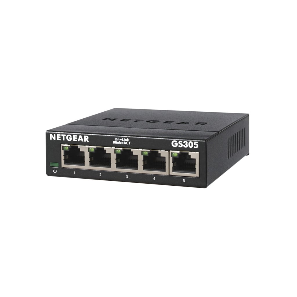 NETGEAR Netzwerk-Switch »GS305 Switch 5 Port Gigabit Ethernet LAN Switch«