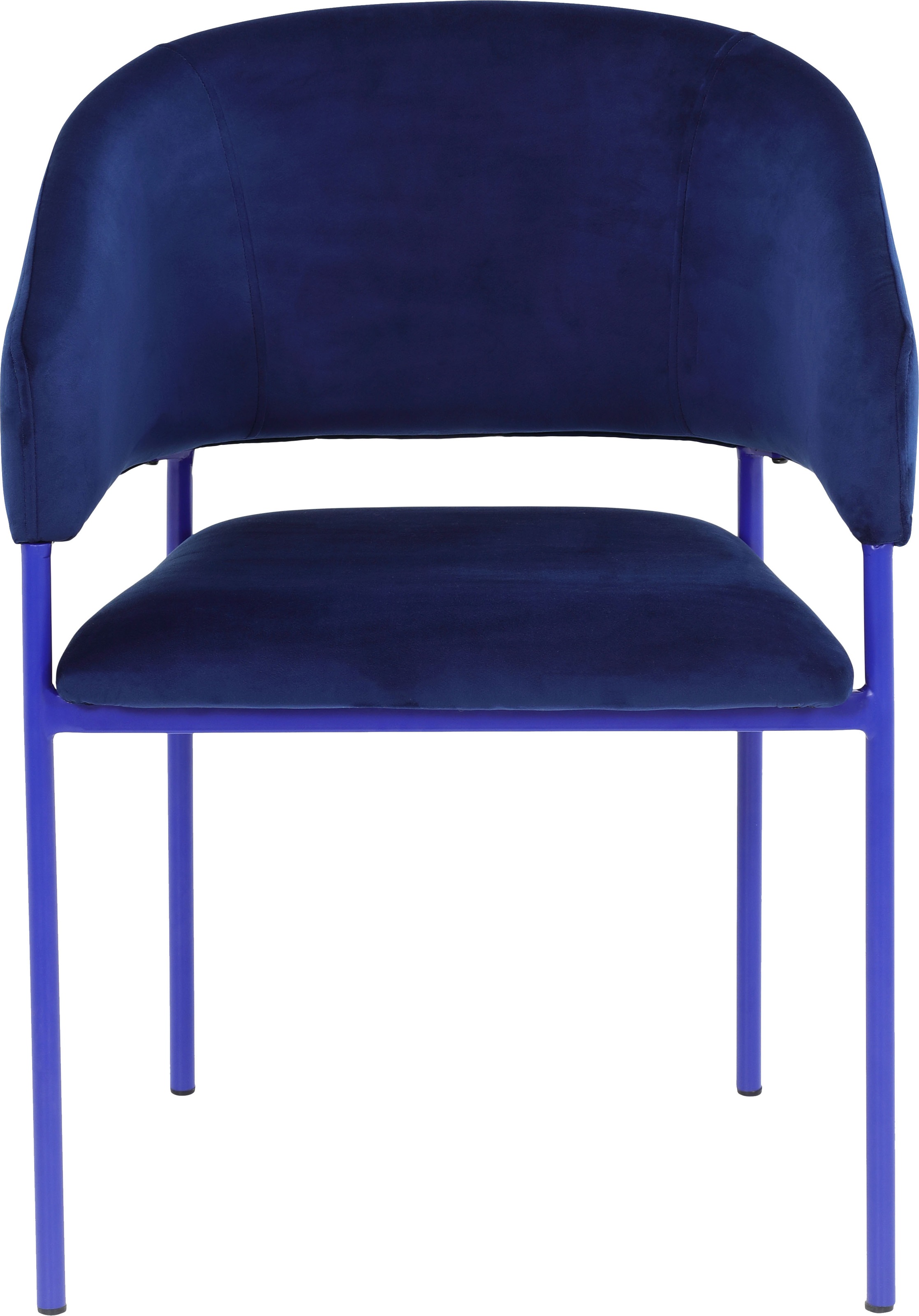 TOM TAILOR HOME Armlehnstuhl »EMBRACE ARMCHAIR«, (Set), 2 St., Samt, Esszimmerstuhl, mit Armlehnen, 4-Fußgestell, Rückenausschnitt
