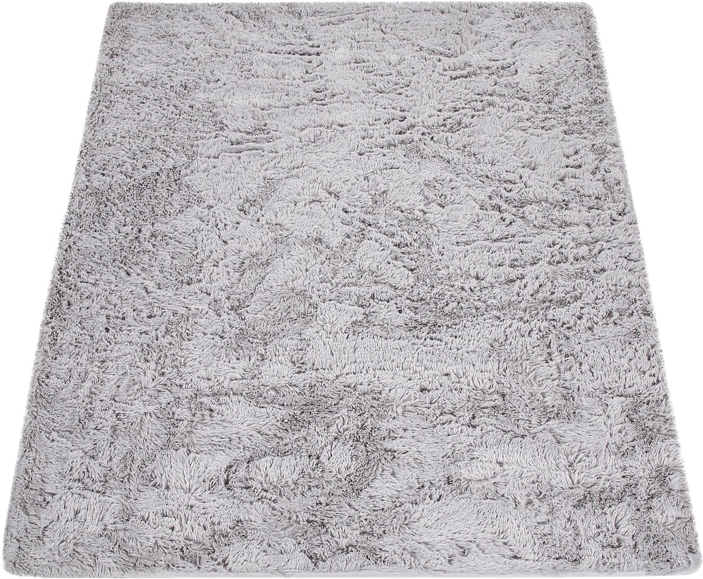 Paco Home Hochflor-Teppich »Silky 591« rechteckig 37 mm Höhe Uni-Farben, besonders weich und kuschelig