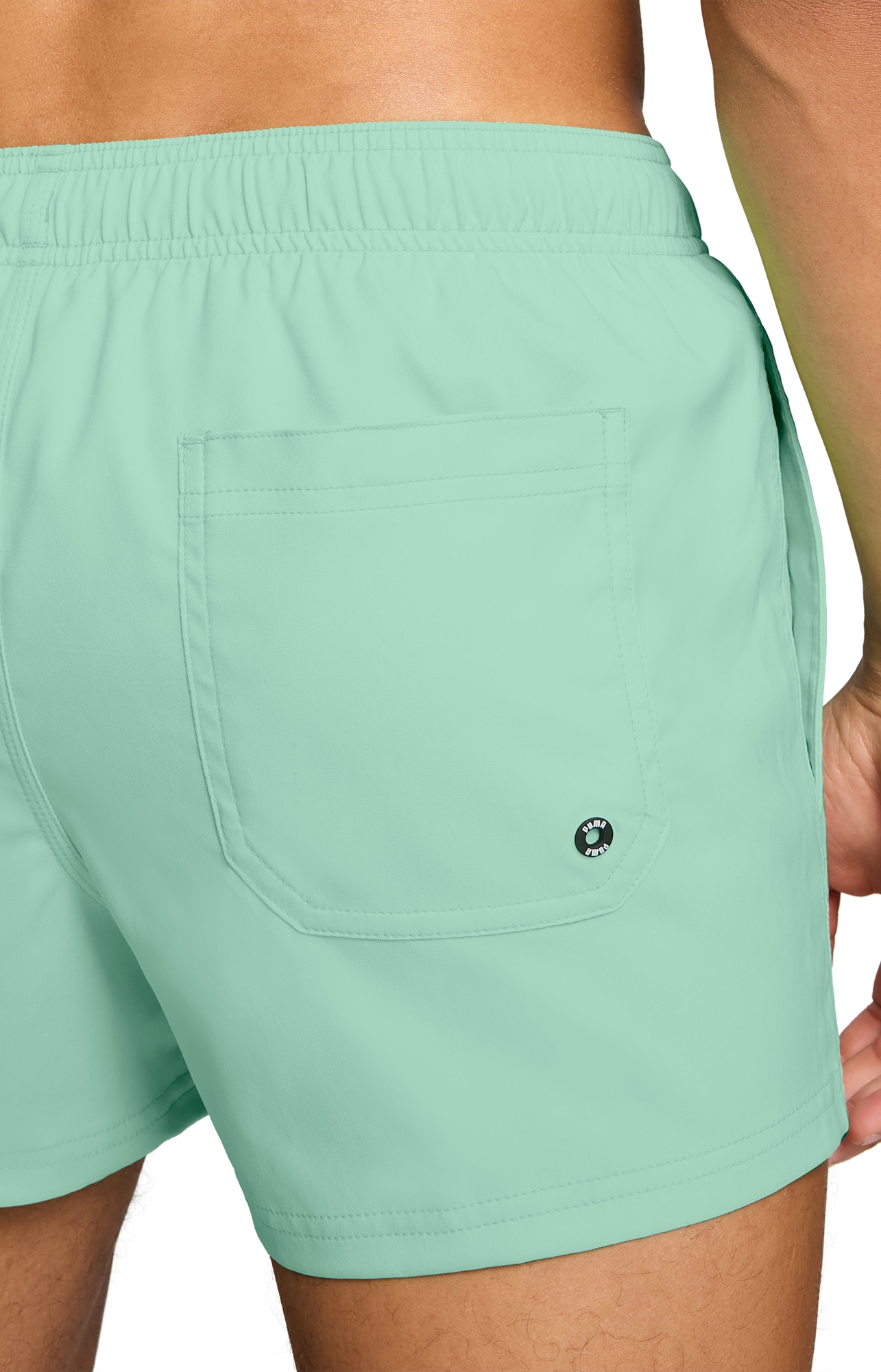 PUMA Badeshorts »PUMA SWIM MEN SHORT LENGTH SWIM SHORTS« mit seitlichen Eingriff-Taschen,   Gesäßtasche mit Klettverschluss