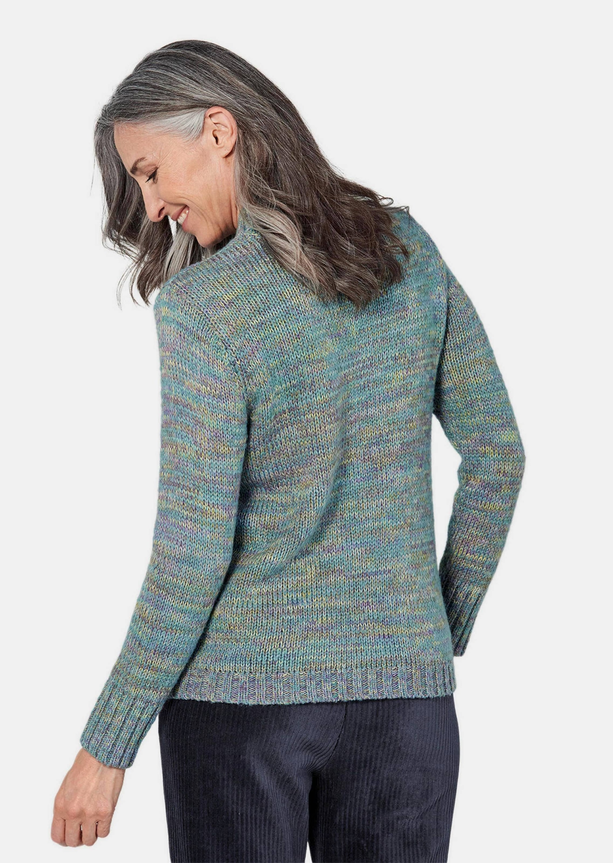 GOLDNER Rundhalspullover »Strickpullover mit Zopfstrick«