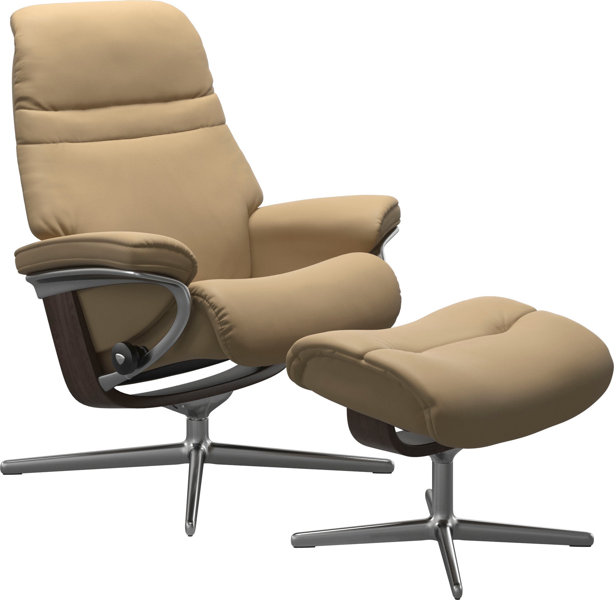 Stressless® Relaxsessel »Sunrise«, mit Cross Base, Größe S, M & L, Holzakzent Wenge