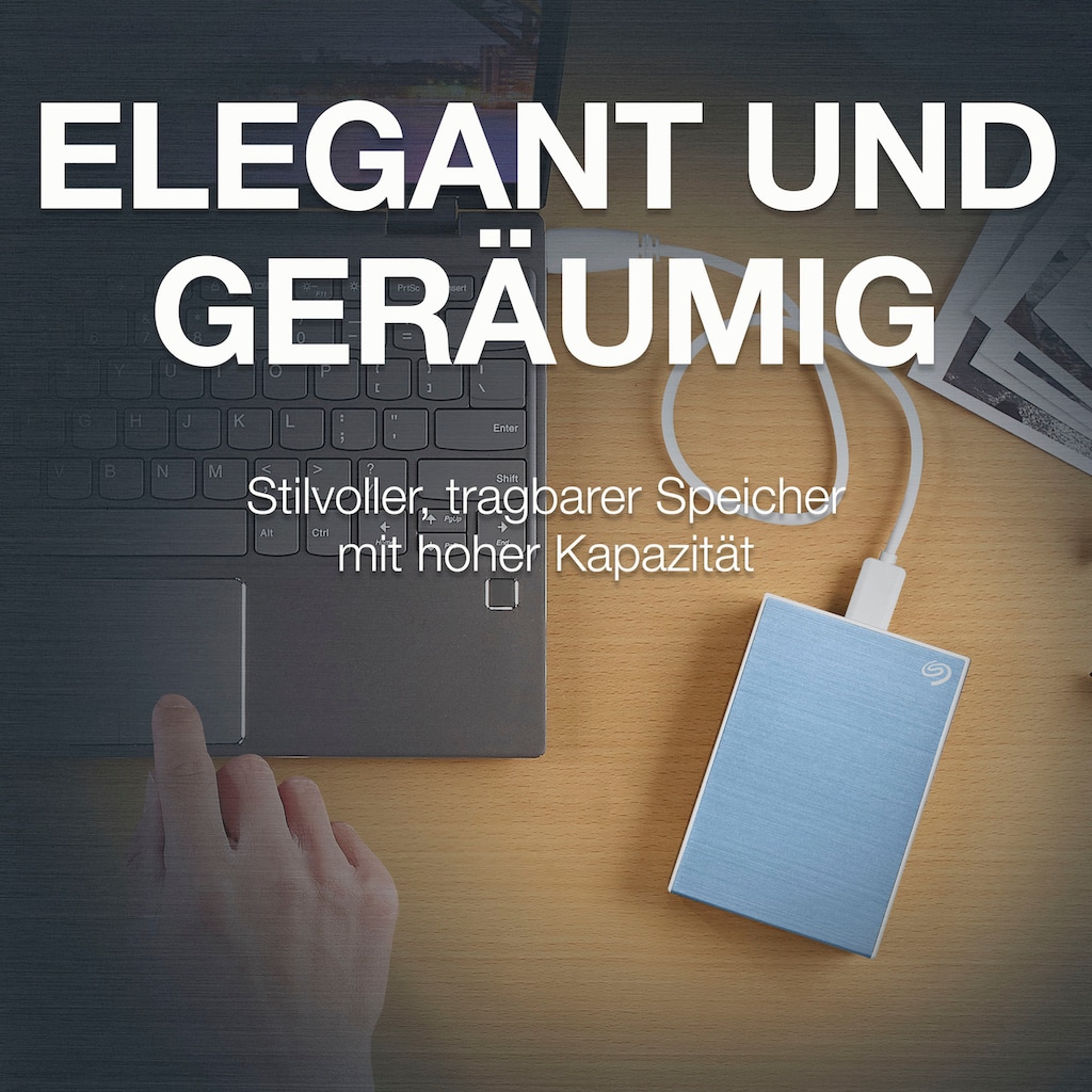 Seagate externe HDD-Festplatte »One Touch Portable Drive 4TB - Light Blue«, 2,5 Zoll