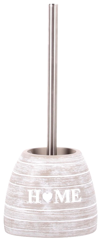 Sanilo Badaccessoire-Set »Home« bestehend aus WC-Sitz, Badteppich, Stöpsel, Seifenspender, WC-Bürste