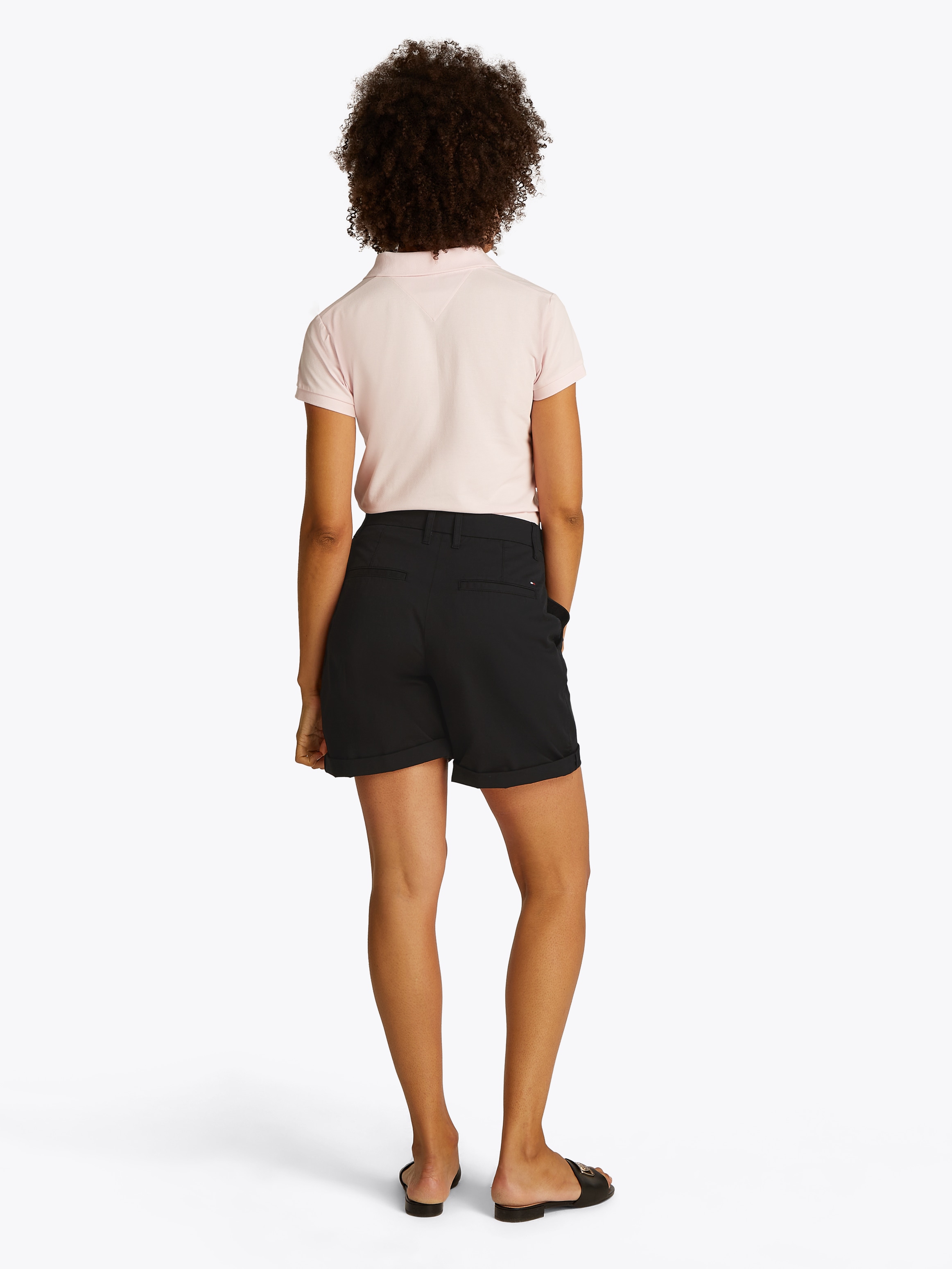 Tommy Hilfiger Chinoshorts »CO BLEND GMD CHINO SHORT«, mit Umschlagsaum