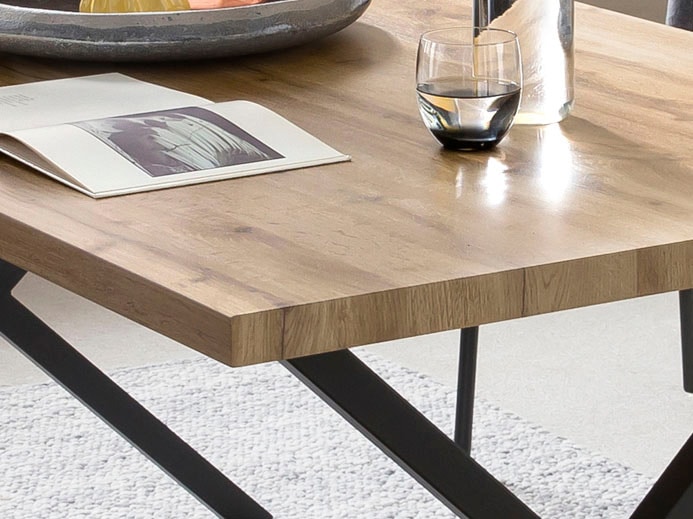Home affaire Esstisch »Aage«, Wildeiche-Dekor, Breite 160 cm