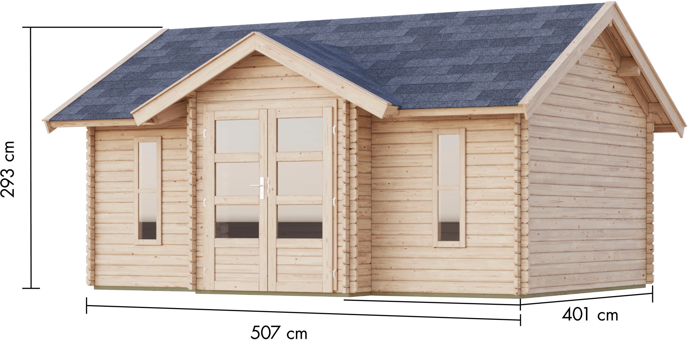 Karibu Gartenhaus »Südland«