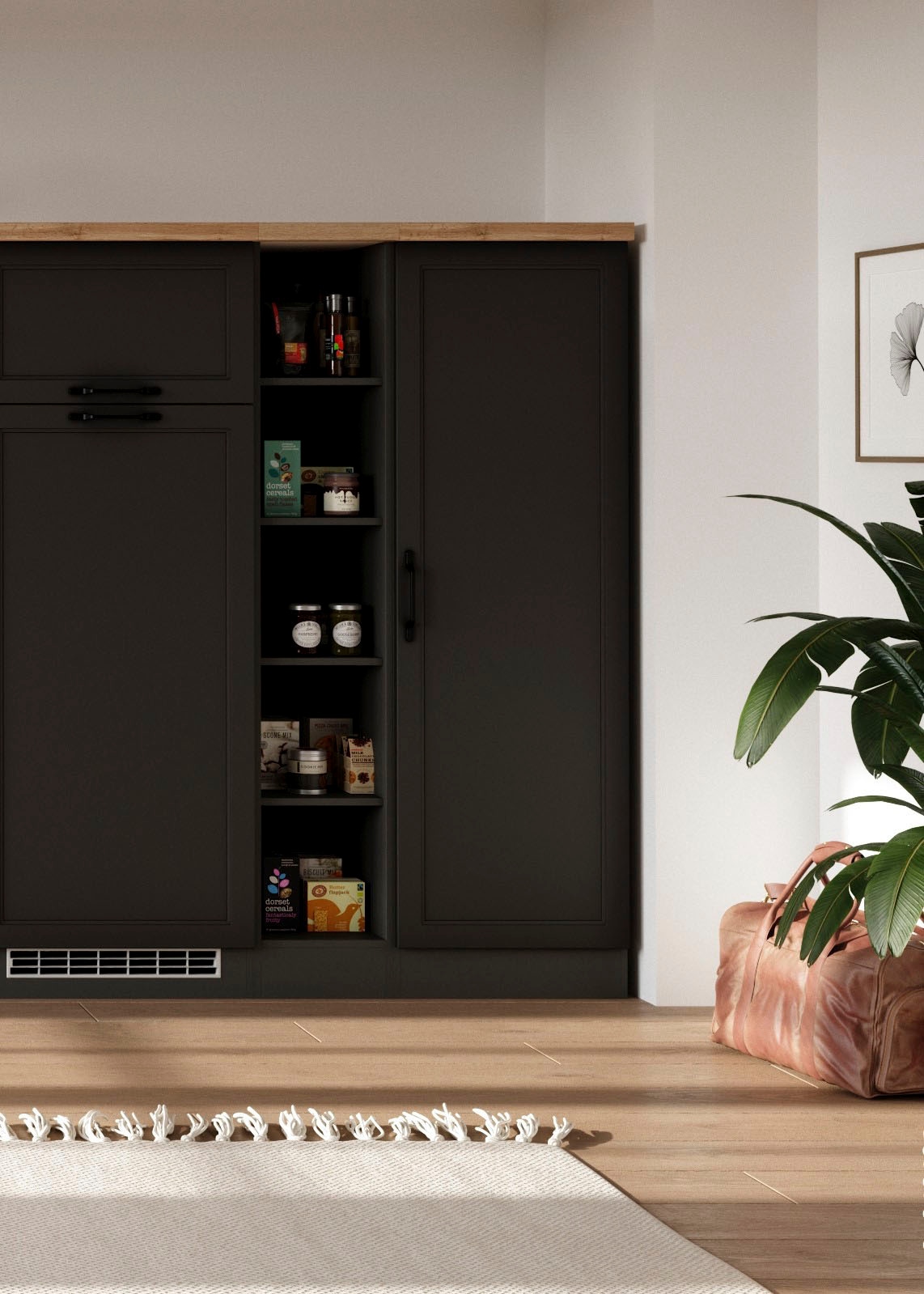 KOCHSTATION Vorratsschrank »KS-Lana« Breite 80 cm