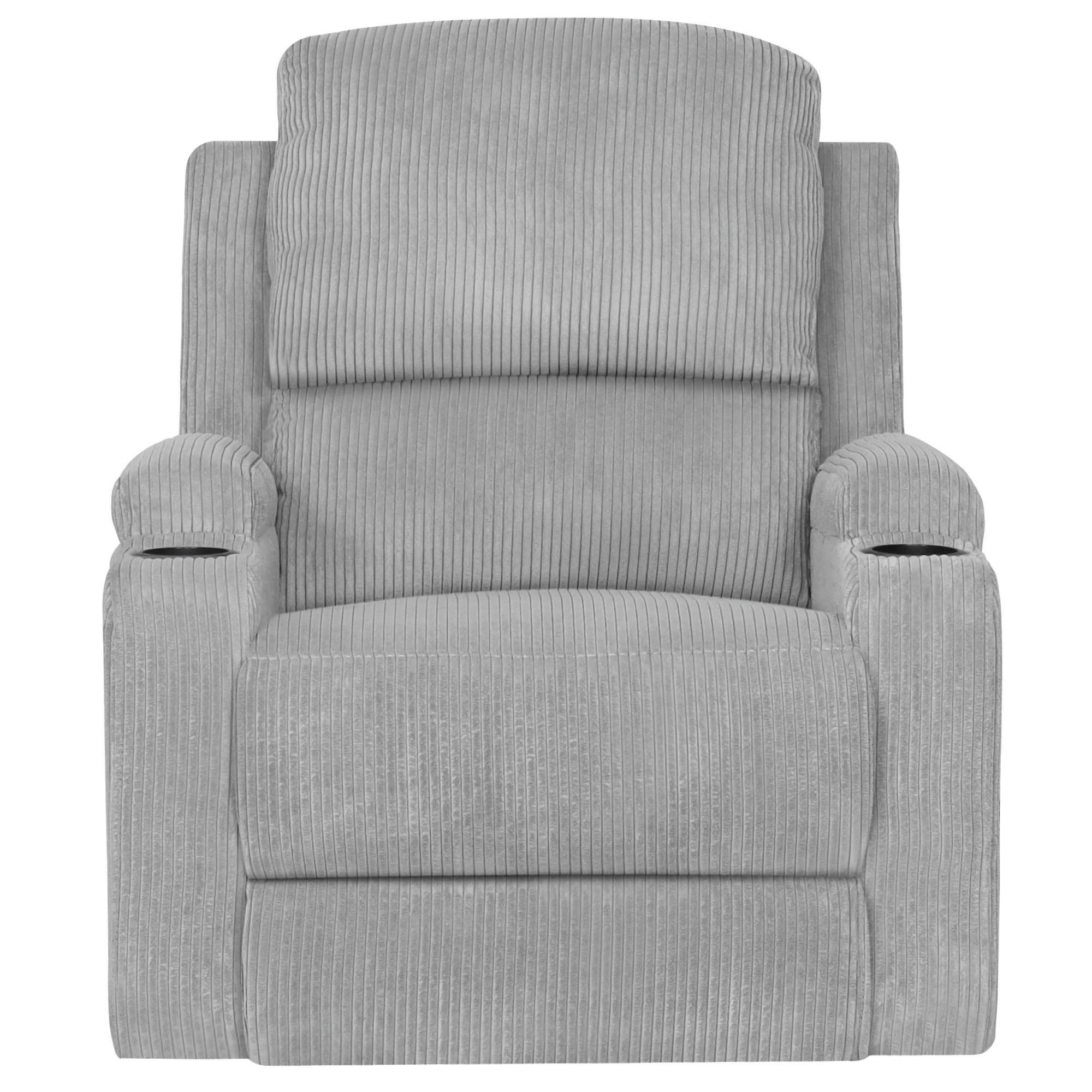 OTTO home Relaxsessel »NAPORI Cord, Kinosessel, Multimedia-Sessel« TV-Sessel mit manueller u elektrischer Relaxfunktion u. Getränkehalter