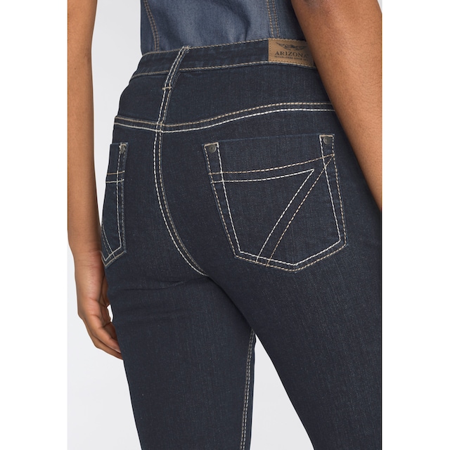 Arizona Gerade Jeans »Comfort-Fit«, High Waist mit Kontrastnähten bei ♕