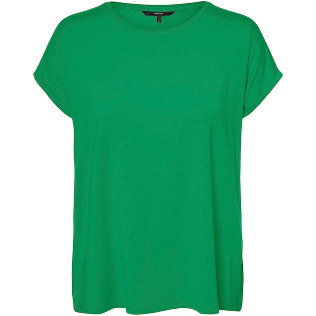 Vero Moda Rundhalsshirt »VMAVA PLAIN SS TOP GAJRS NOOS« bei ♕