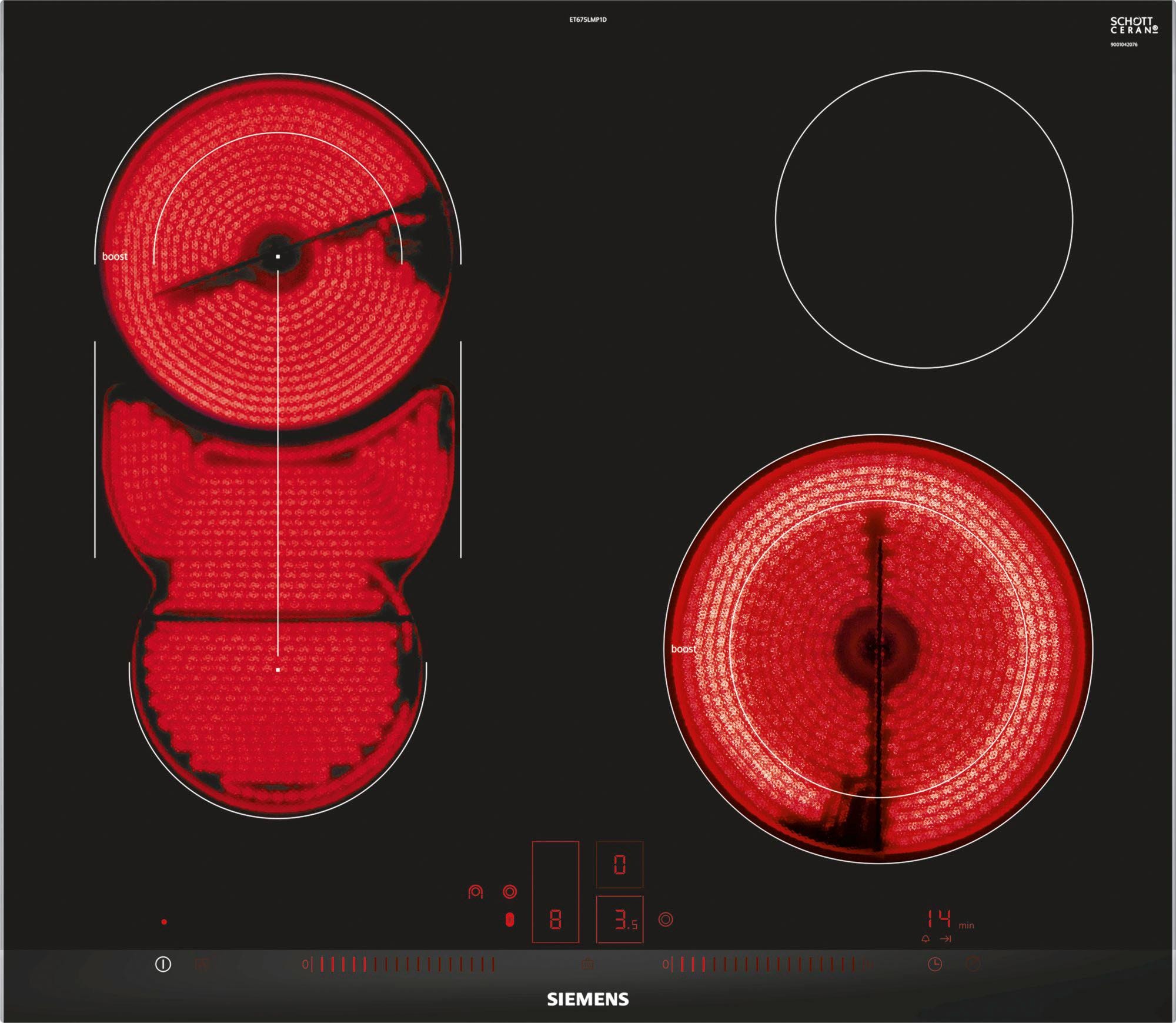 SIEMENS Elektro-Kochfeld von SCHOTT CERAN® »ET675LMP1D«, ET675LMP1D