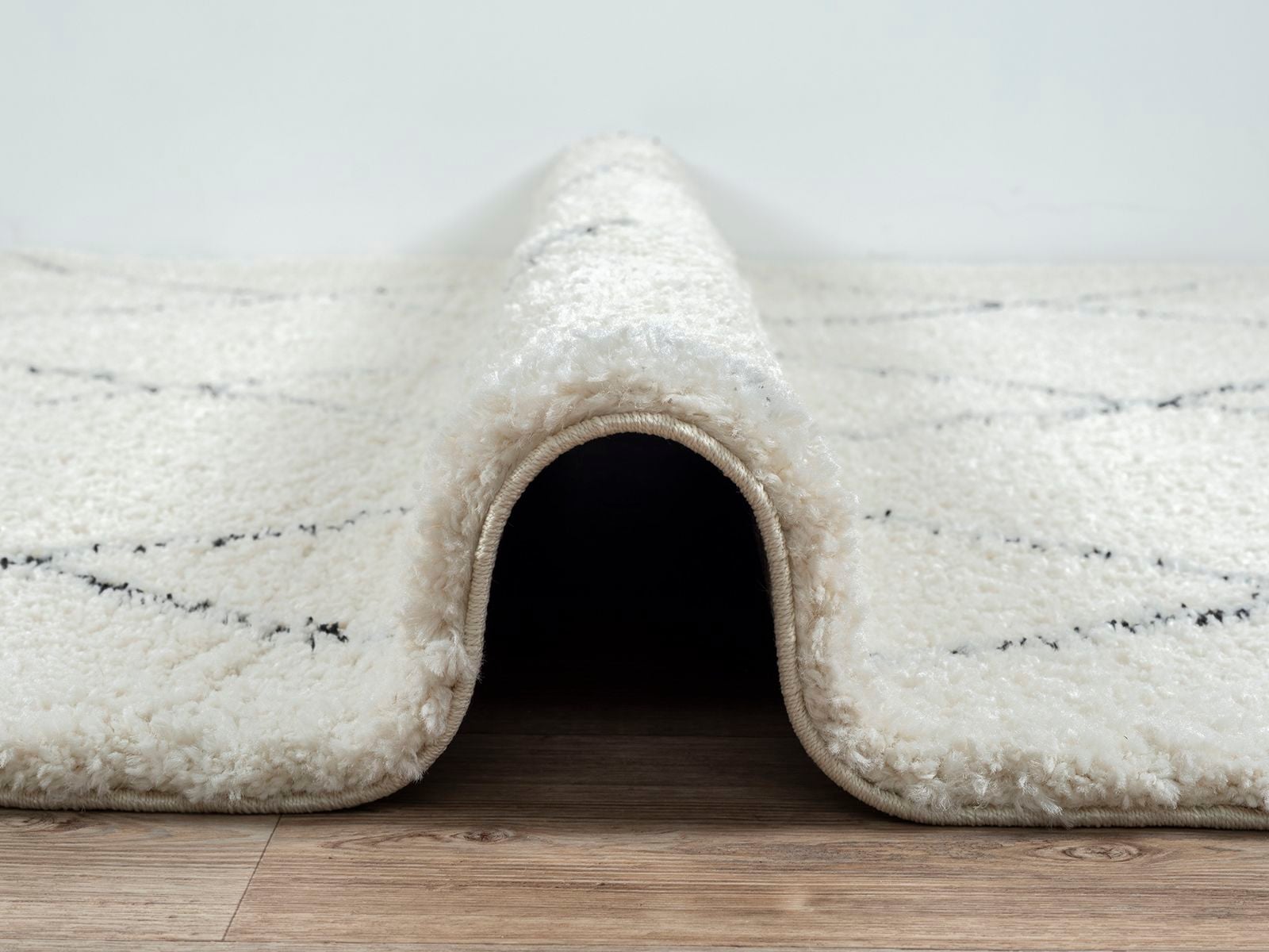 the carpet Teppich »Bahar Shaggy«, rund, 30 mm Höhe, Shaggy eleganter Wohnzimmer Teppich Hochflor