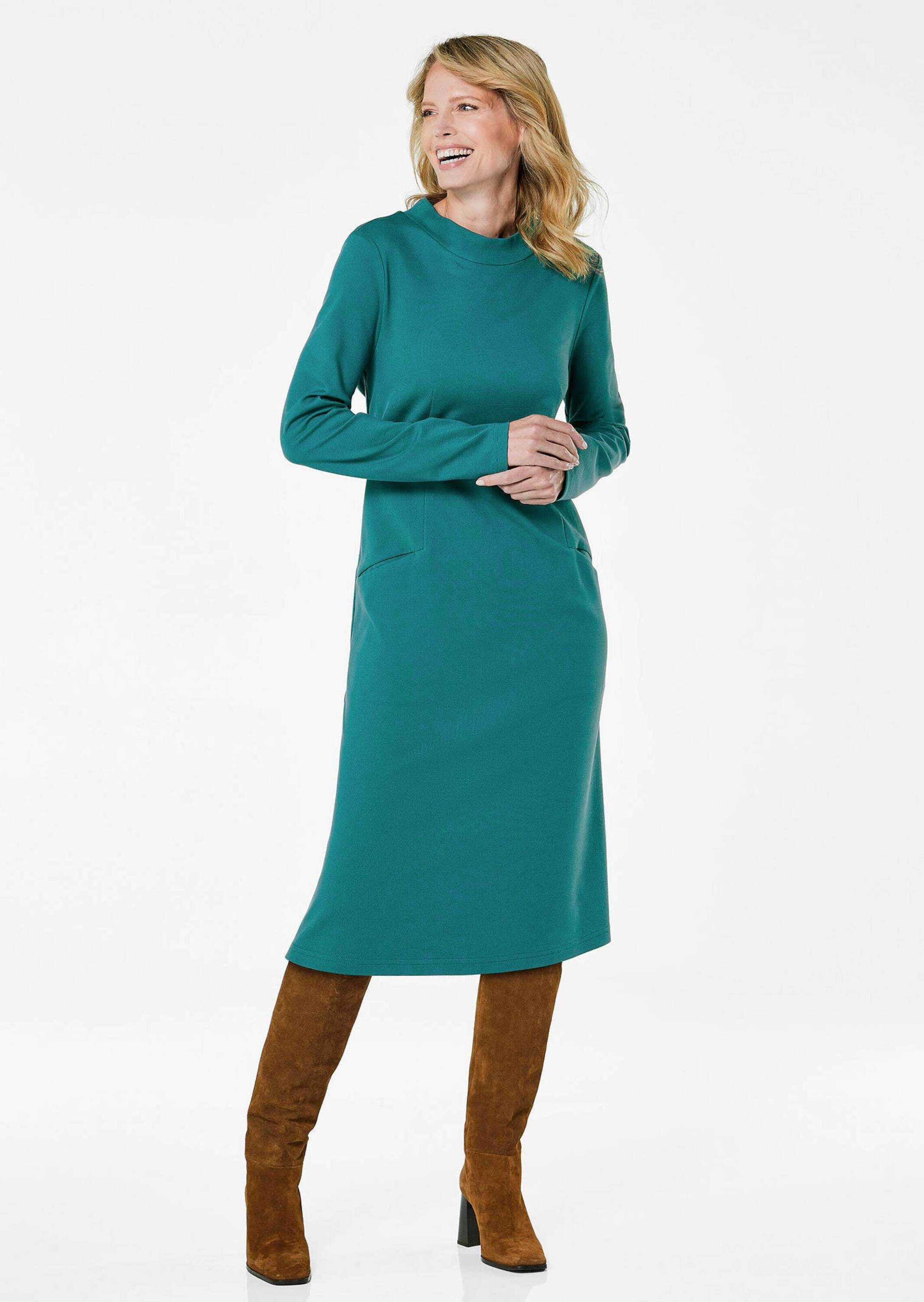 GOLDNER Jerseykleid »Kurzgröße Jerseykleid« Eingrifftaschen Sonstige
