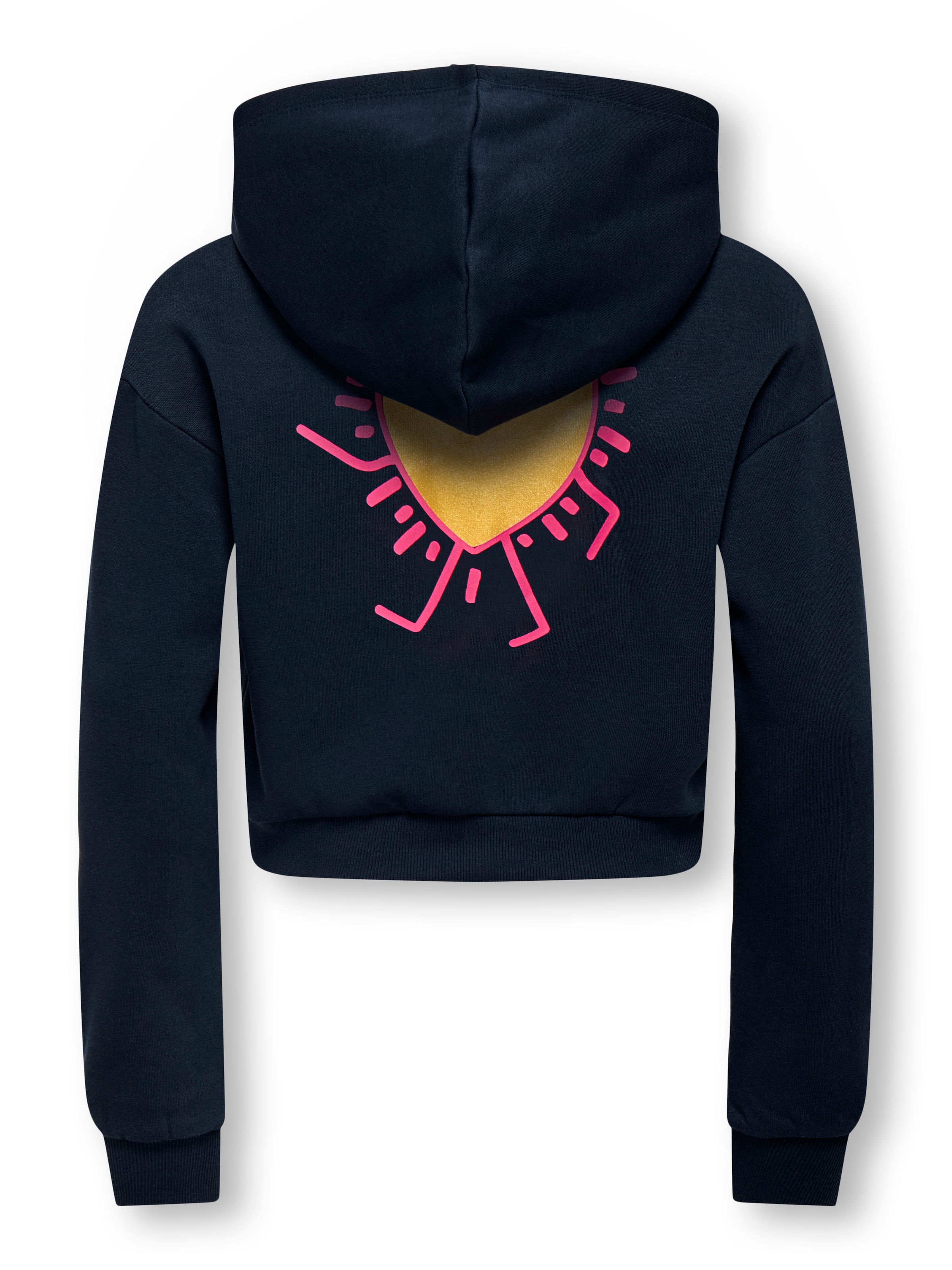 KIDS ONLY Kapuzensweatshirt »KOGCOOPER LIFE LOV E LS HOOD FR SWT«, mit unterschiedlichen Motiven, je nach Bodyfarbe
