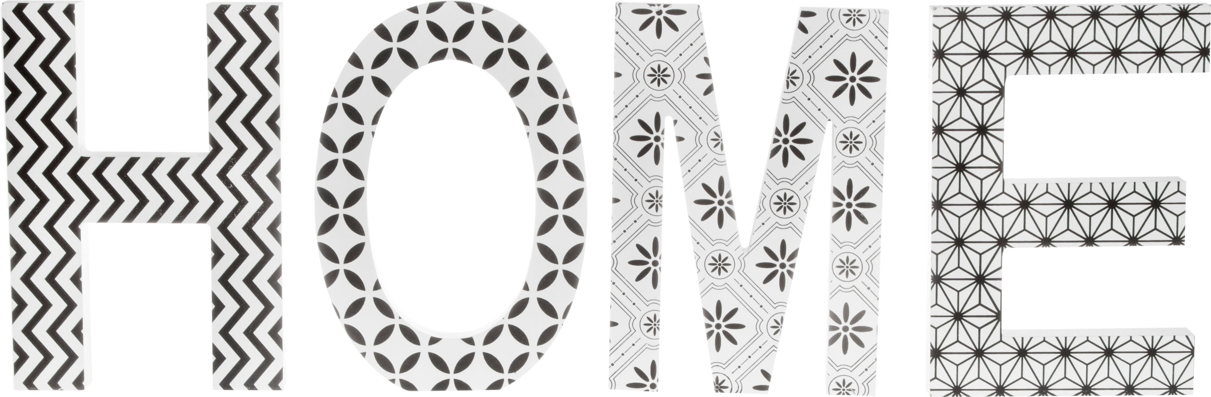 Myflair Möbel & Accessoires Deko-Buchstaben, cm, weiß, bestellen Schriftzug Höhe auf 23 Deko Raten \
