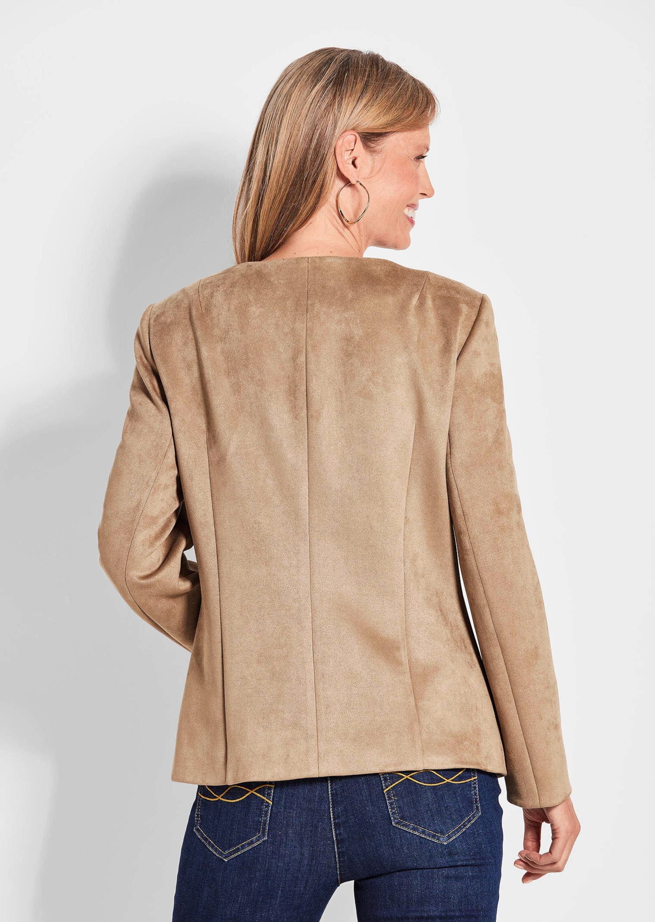 GOLDNER Kurzjacke »Lederimitatjacke Ausdrucksstarke Lederimitatjacke mit supersoftem Griff«