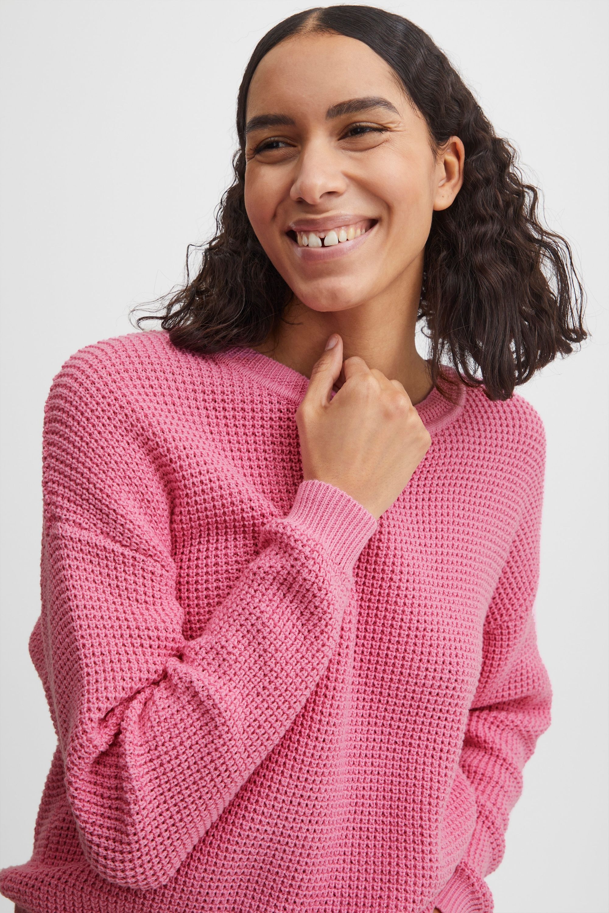 b.young Strickfleece-Pullover »Strickpullover BYOlta«