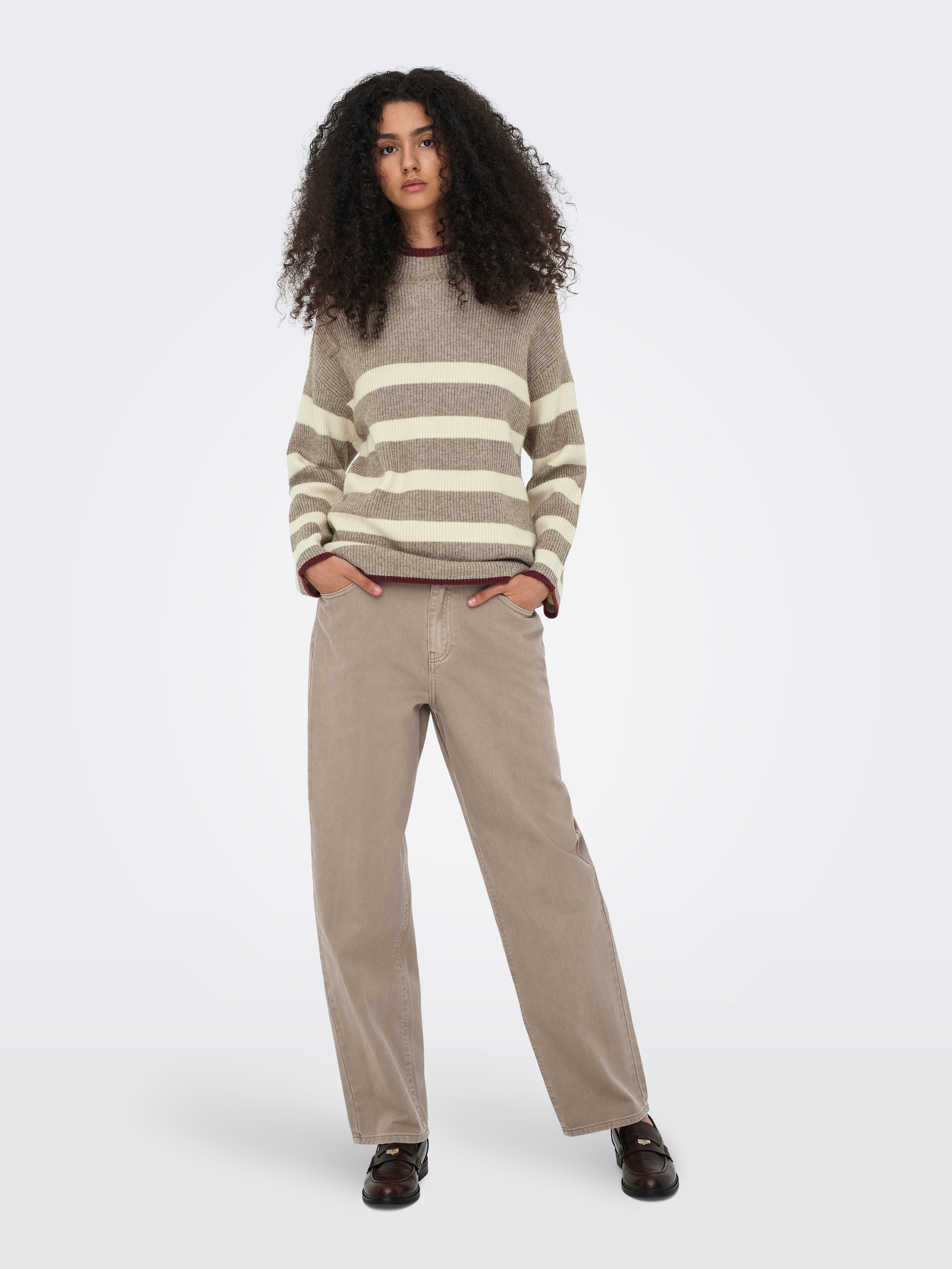 ONLY Strickpullover »ONLKATIA LS RIB HIGHNECK CC KNT«