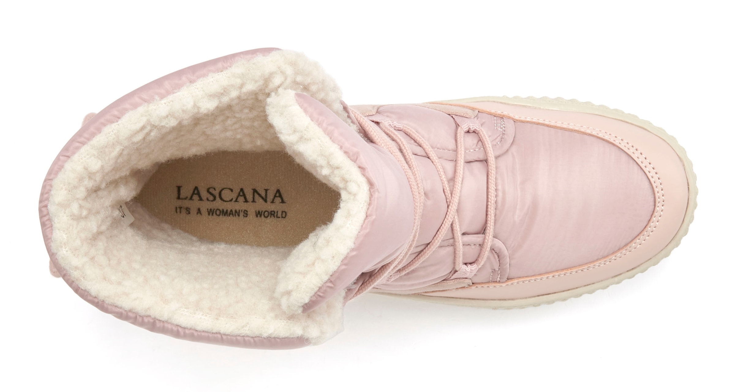 LASCANA Winterboots, mit Warmfutter, Snowboots, Schnürstiefelette, Winterstiefel